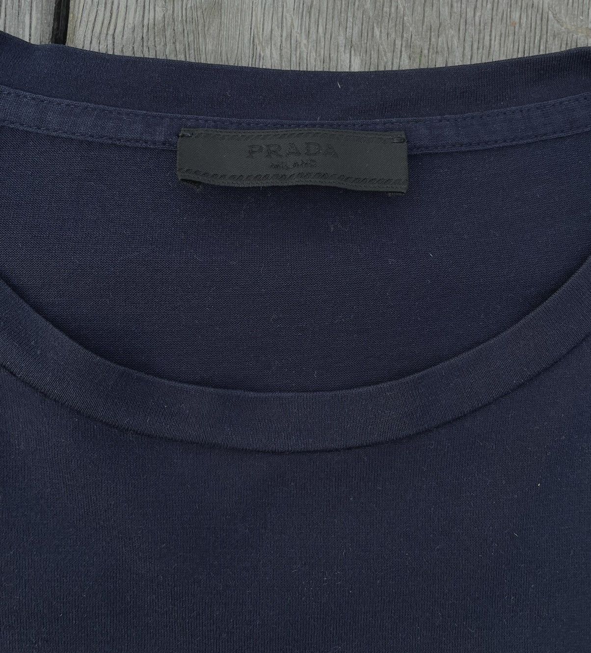 Prada Navy Prada Tee Size US S / EU 44-46 / 1 - 3 Thumbnail