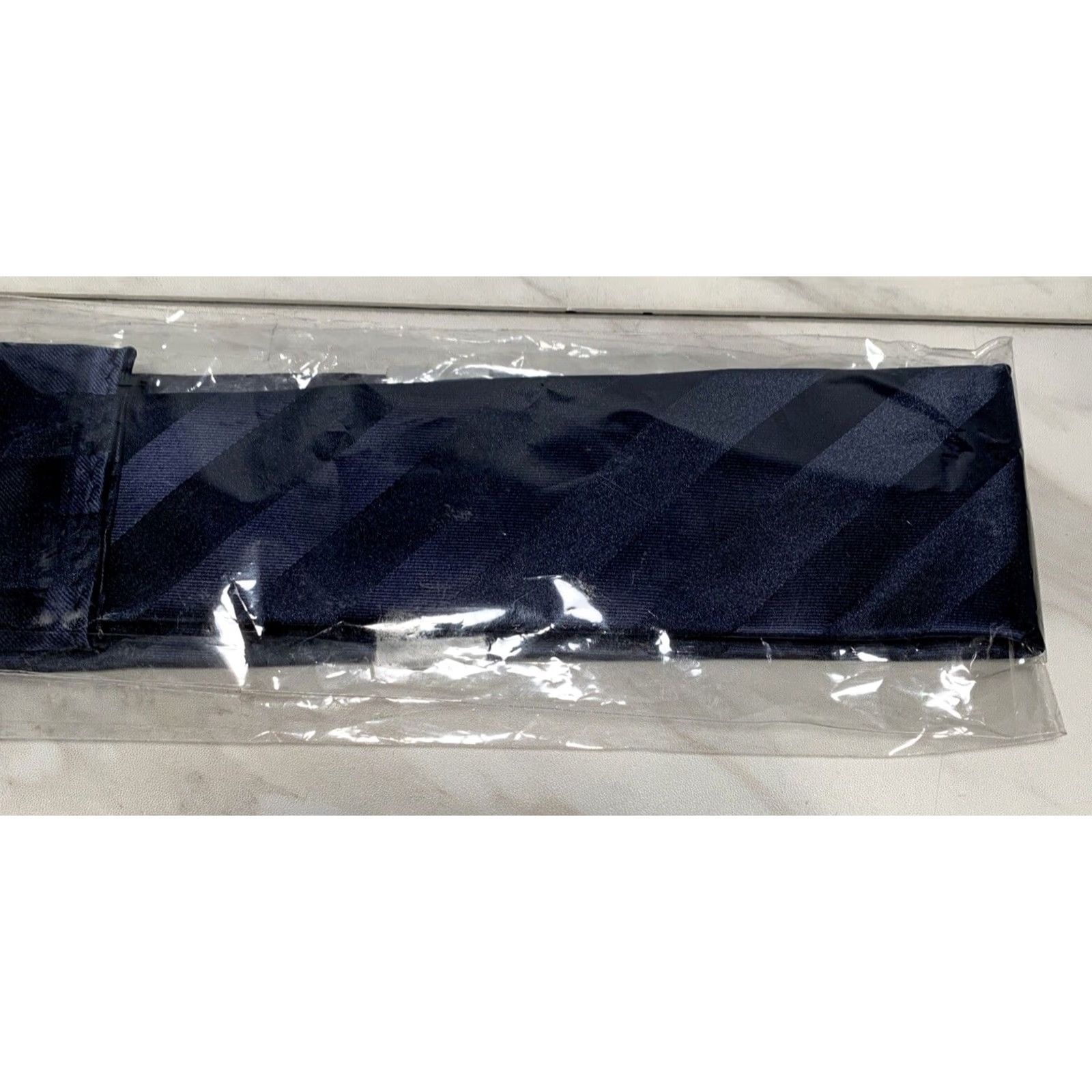 Stacy Adams Stacy Adams Necktie Handkerchief Set 100% Silk 58.5" Long x 3.25" Wide Blue NEW Size ONE SIZE - 4 Thumbnail
