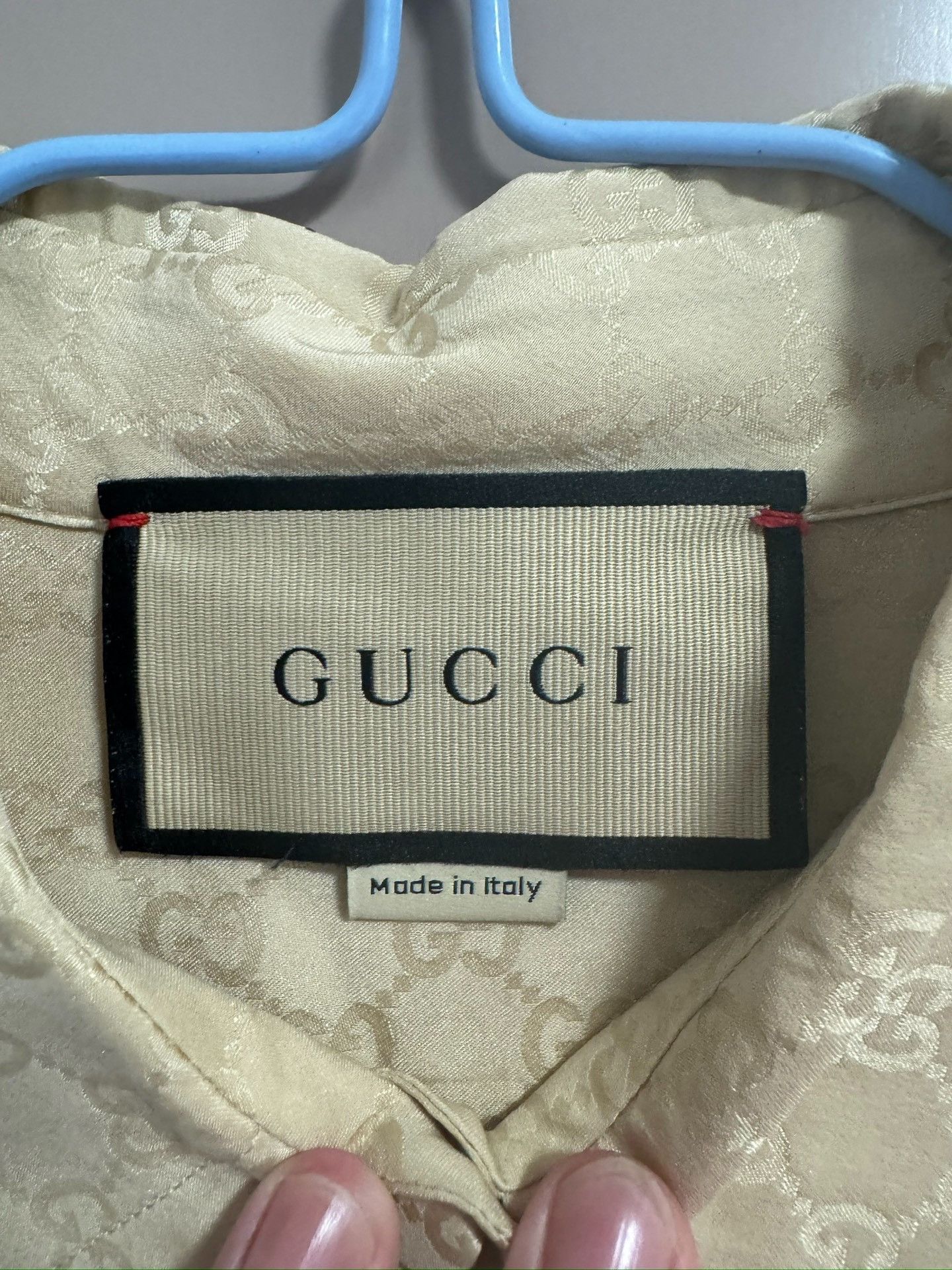 Gucci Gucci Dark-patterned full-print silk shirt 2501-Nextarrow Size US S / EU 44-46 / 1 - 3 Thumbnail