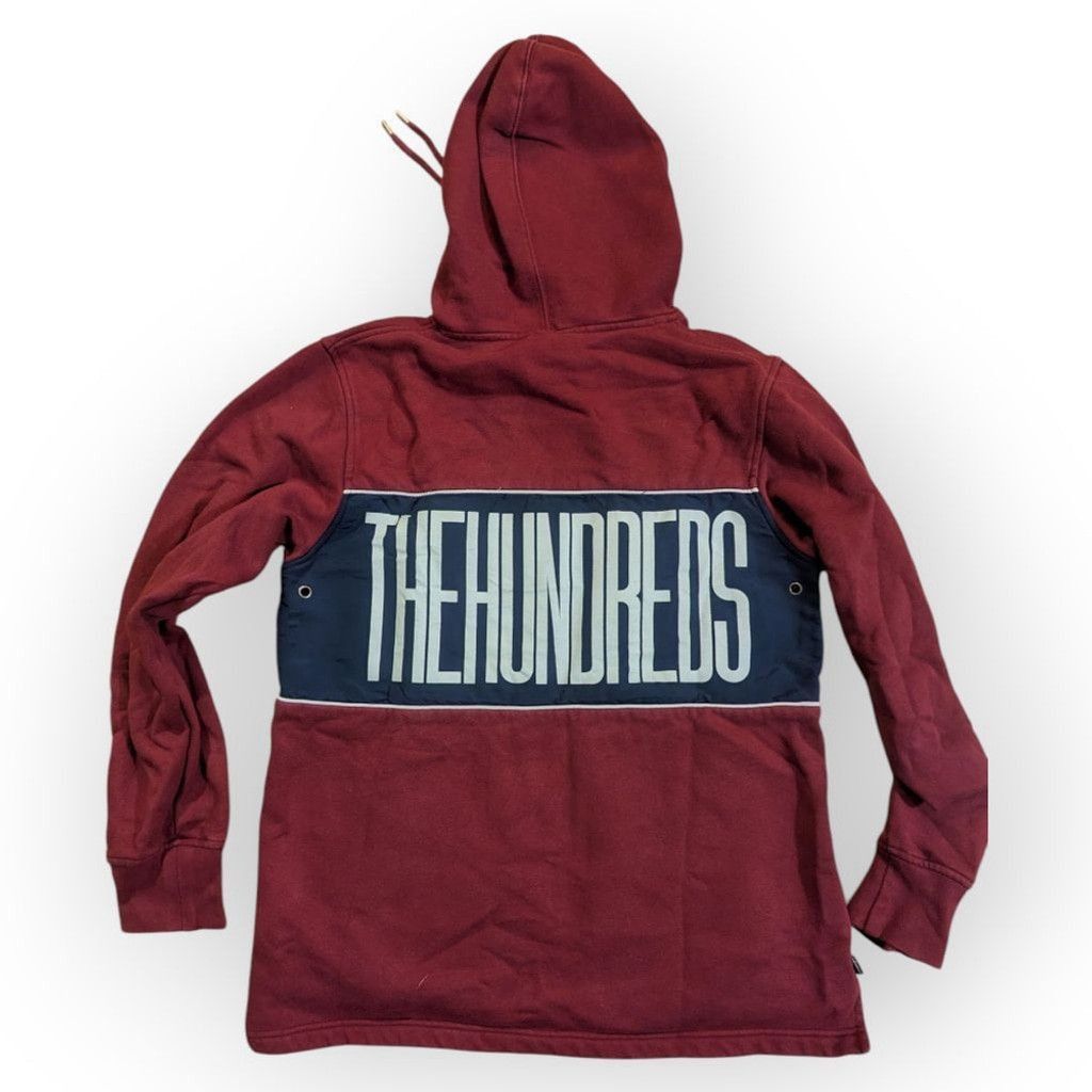 The Hundreds The Hundreds Hoodie Sweatshirt Size Medium Dark Red Size US M / EU 48-50 / 2 - 2 Thumbnail