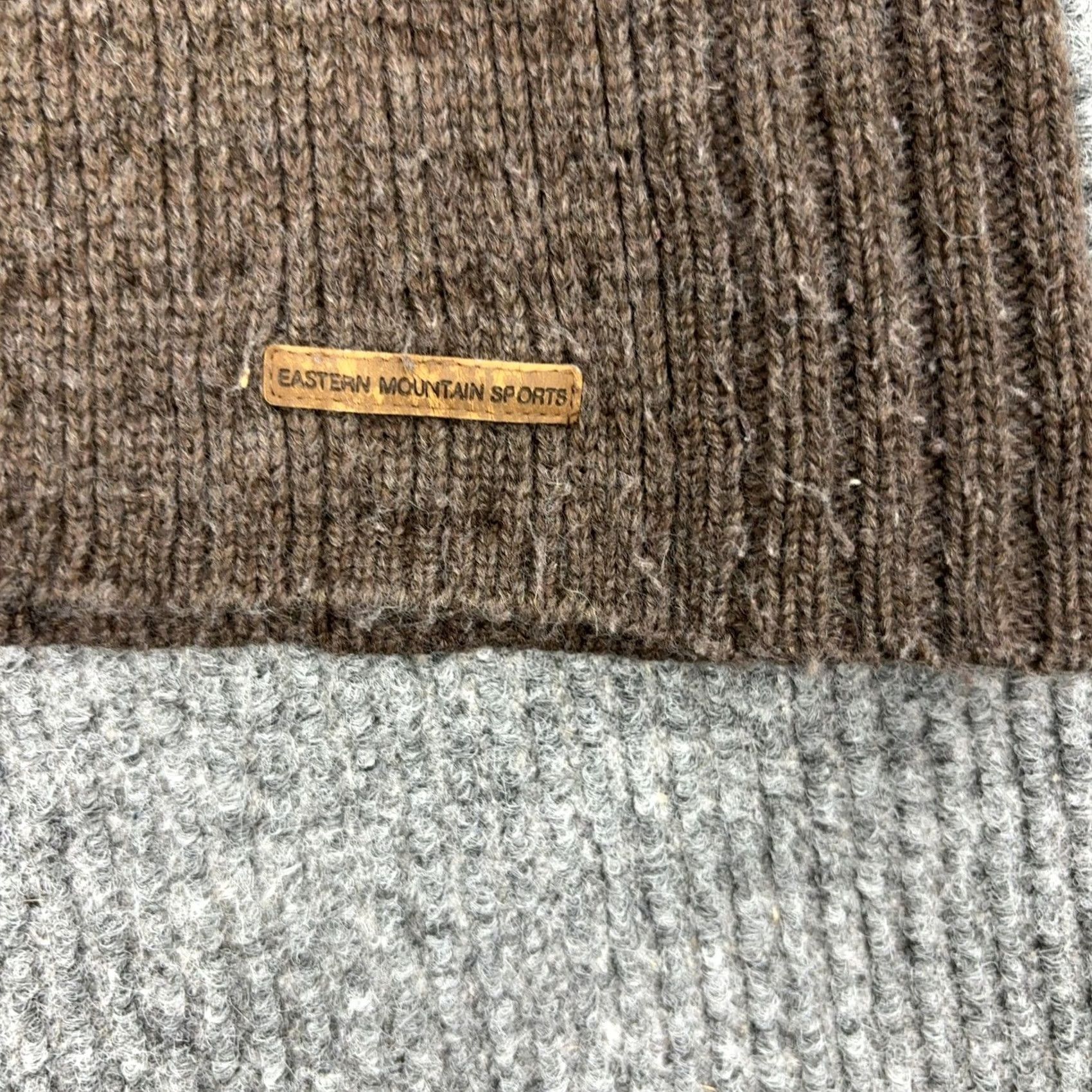 Eastern Mountain Sports Eastern Mountain Sports Sweater Mens L Brown Full Zip Wool Ribbed Knit Gorp Size US L / EU 52-54 / 3 - 3 Thumbnail