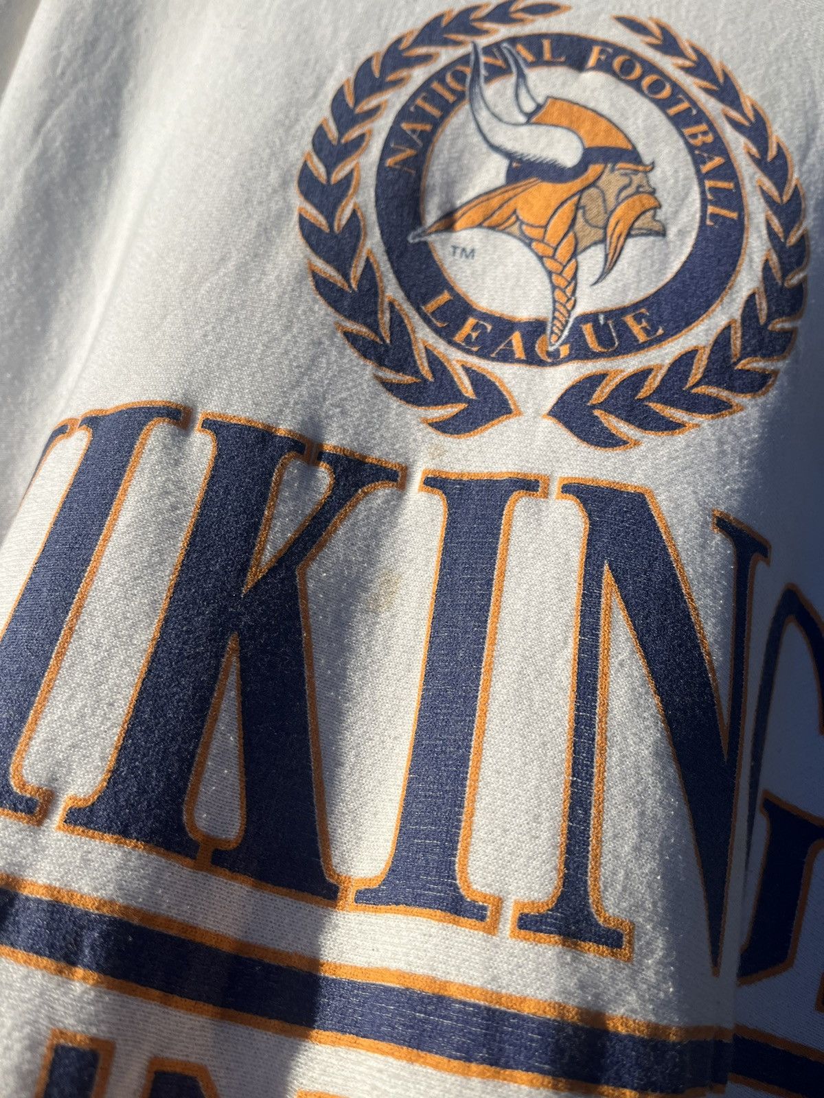 Logo 7 × NFL × Vintage Vintage Logo 7 Minnesota Vikings Crewneck Size US XL / EU 56 / 4 - 5 Thumbnail