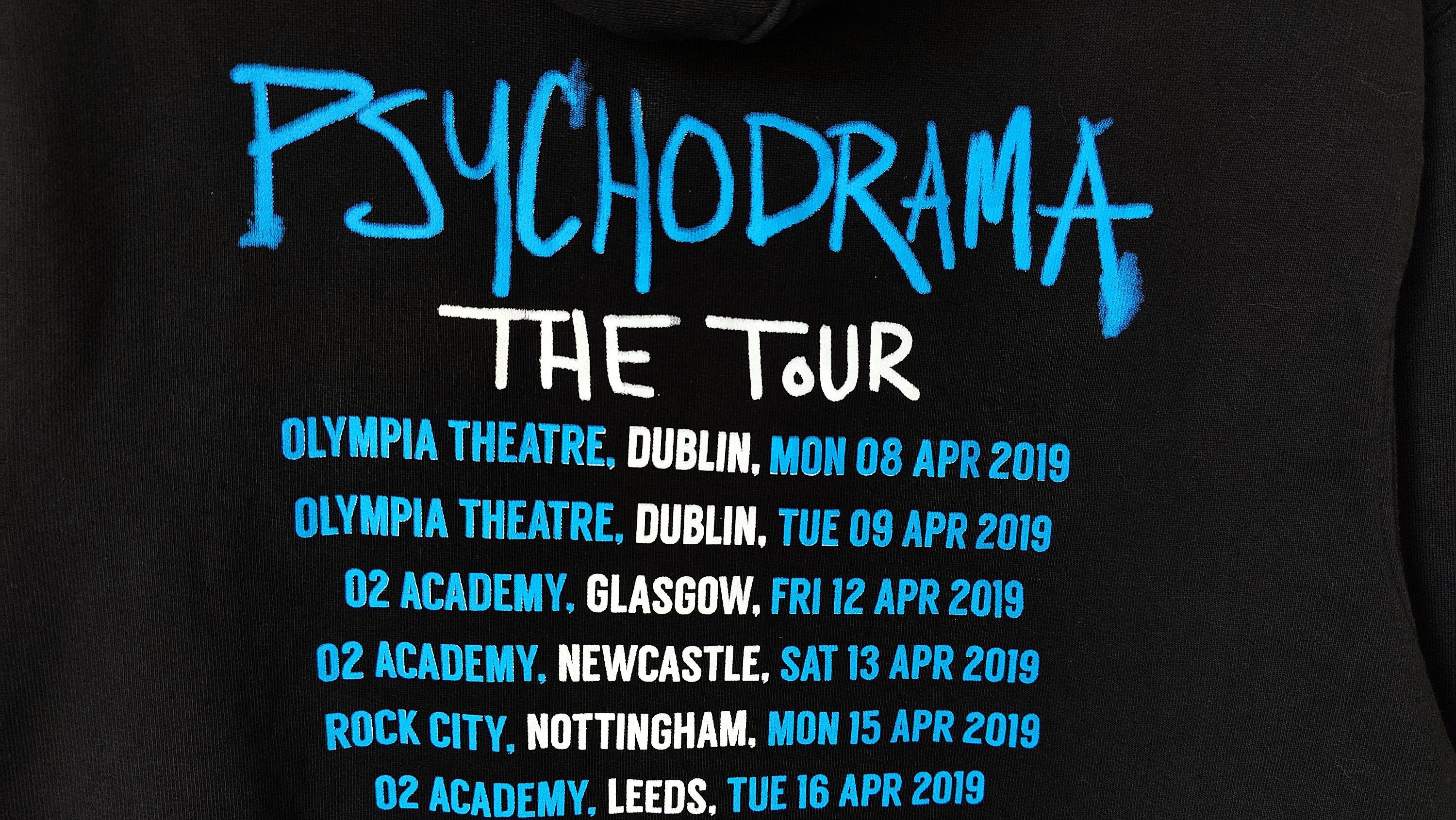 Band Tees RARE Dave Psycho 2019 Psychodrama Tour UK Rap Drill Hoodie Size US M / EU 48-50 / 2 - 5 Thumbnail