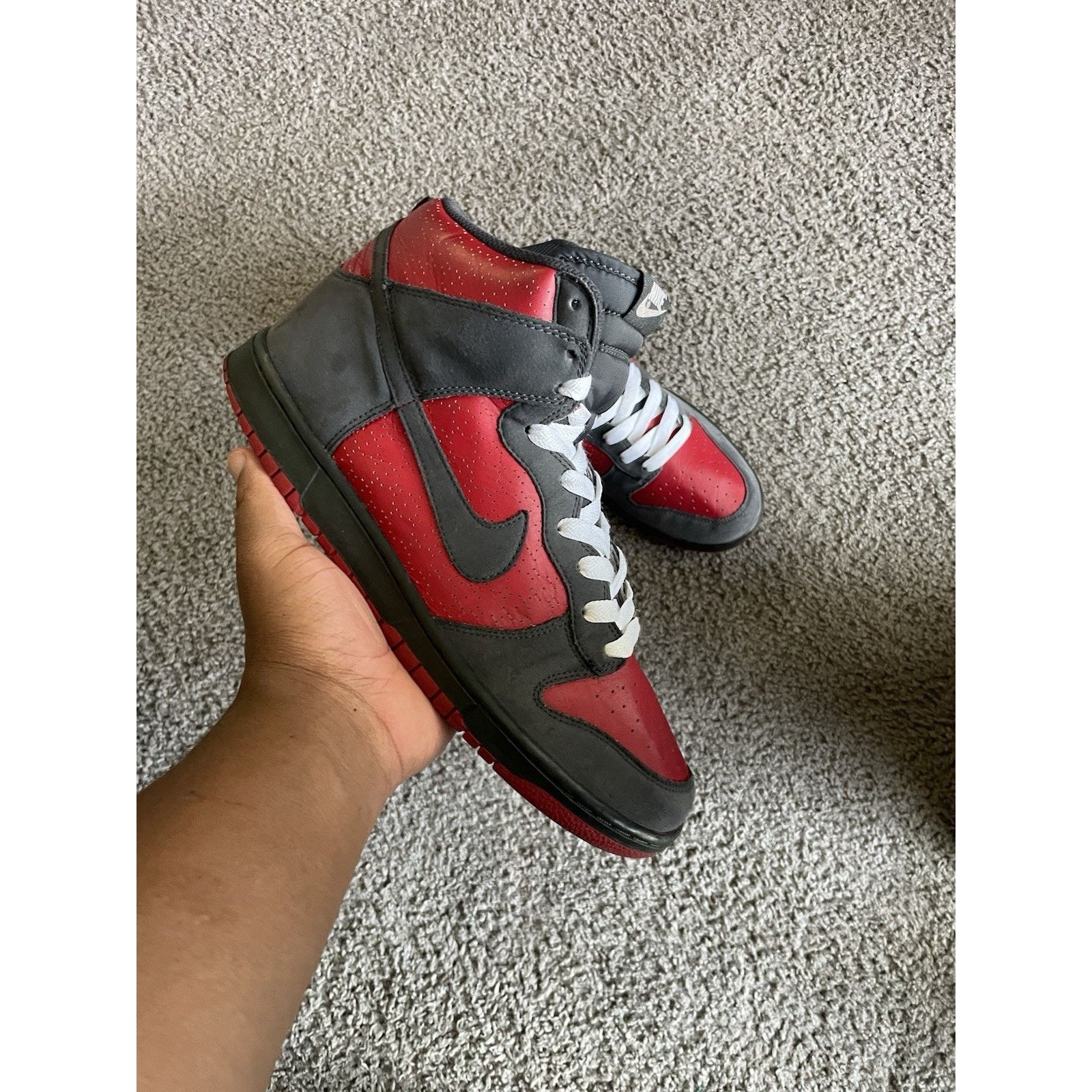 Nike Size 11- Nike Dunk High Ultraman Red (317982-601) 2009 OG Size US 11 / EU 44 - 1 Thumbnail