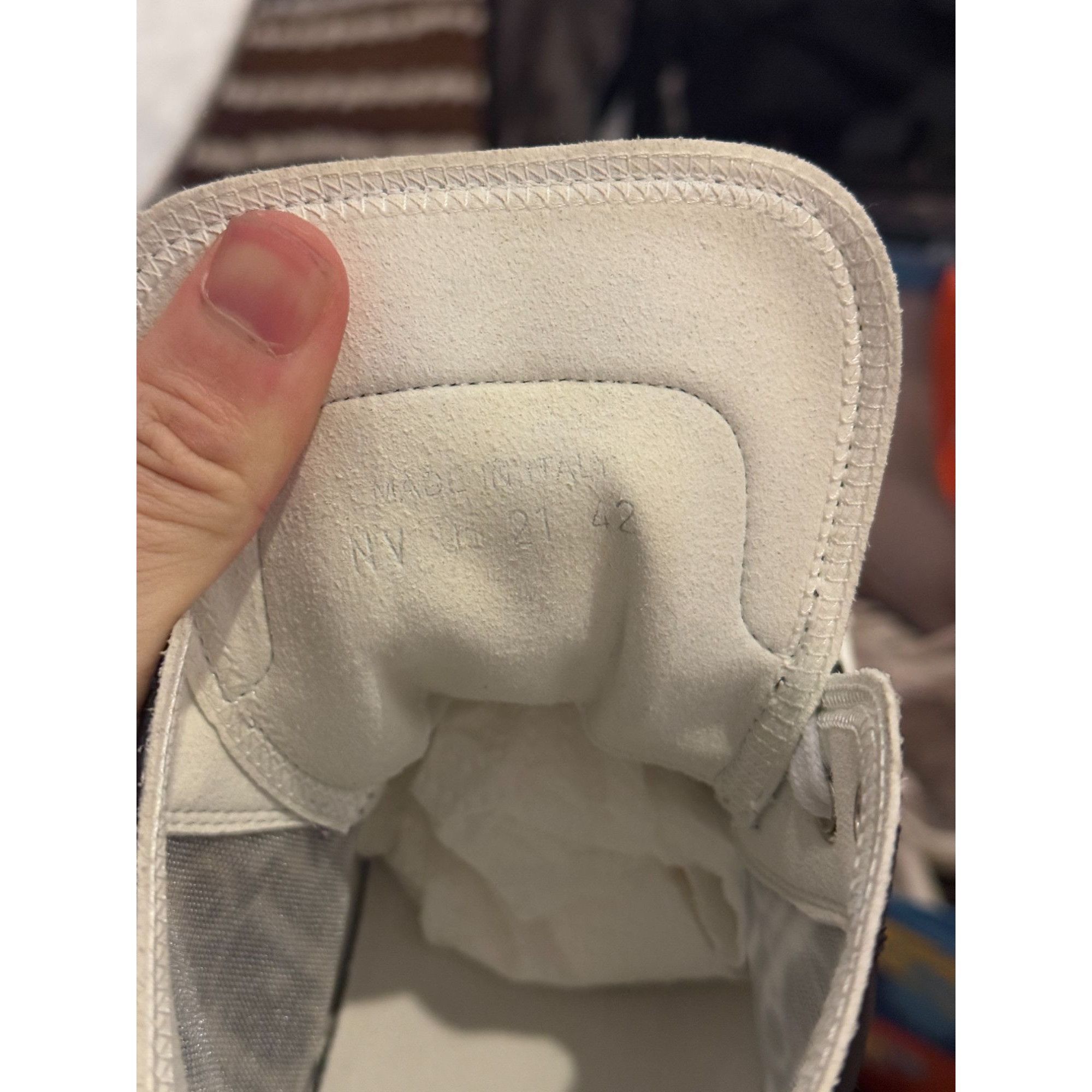 Dior Dior Mens B23 Black & White Oblique High-Top Sneakers Size 4 Size US 8.5 / EU 41-42 - 5 Thumbnail