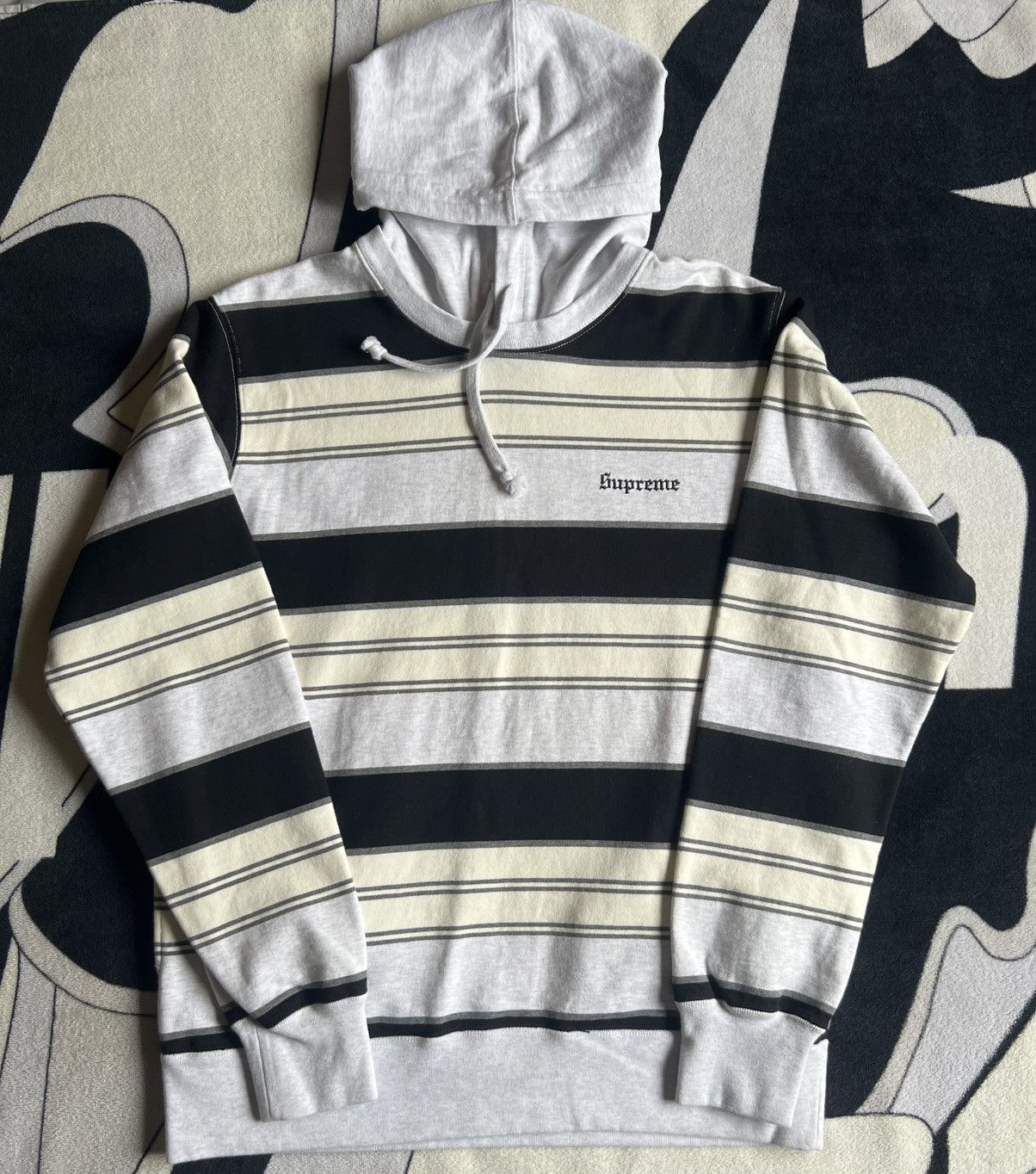 Supreme Striped Crewneck | Grailed