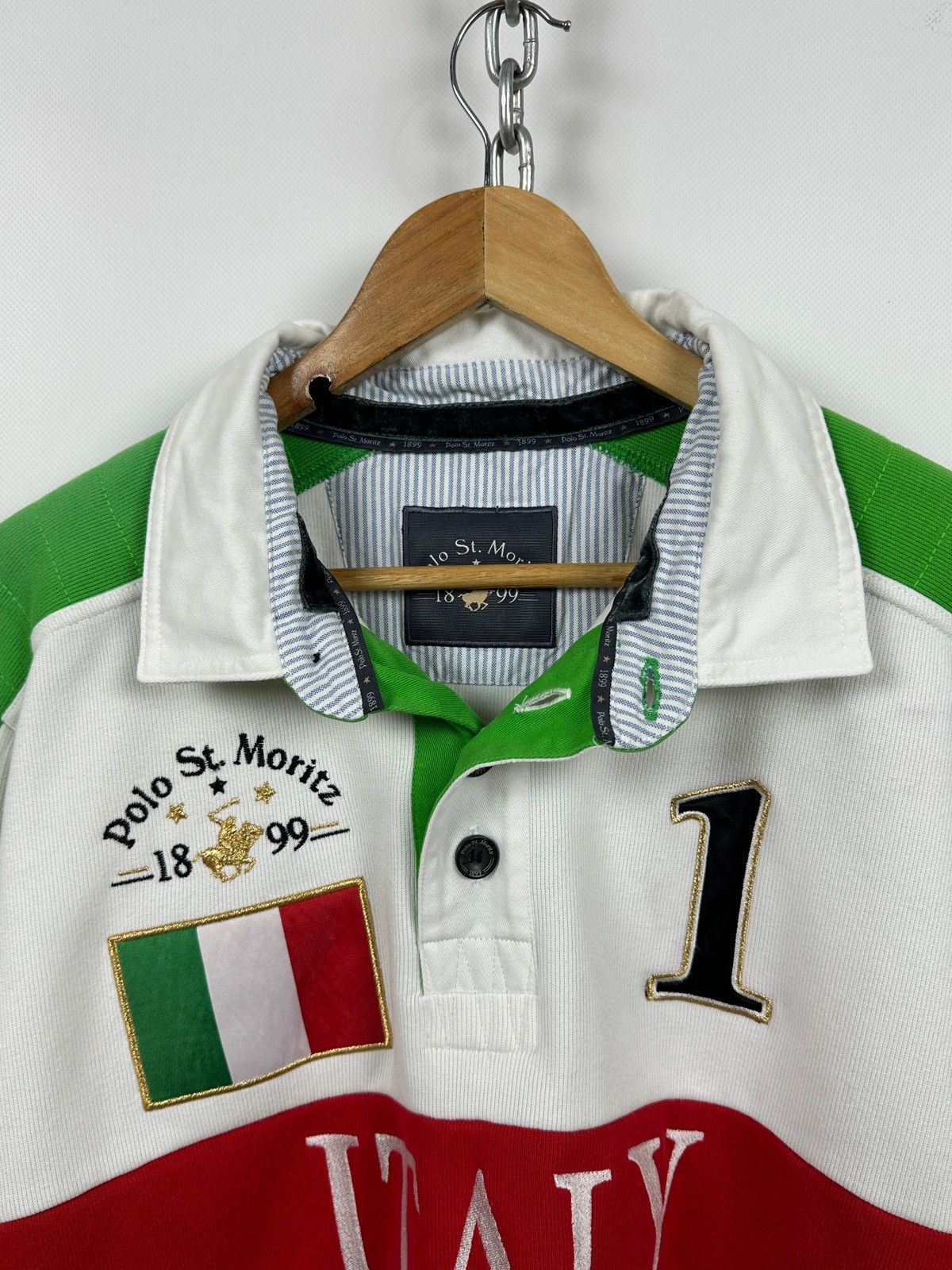 Vintage 2011 Vintage Polo St.Moritz Italy Team Long Sleeve T-Shirt Size US XL / EU 56 / 4 - 14 Thumbnail