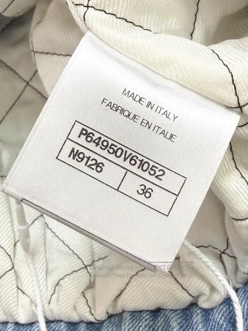 Chanel Chanel 20B blue denim cotton short jacket Size XS / US 0-2 / IT 36-38 - 6 Thumbnail