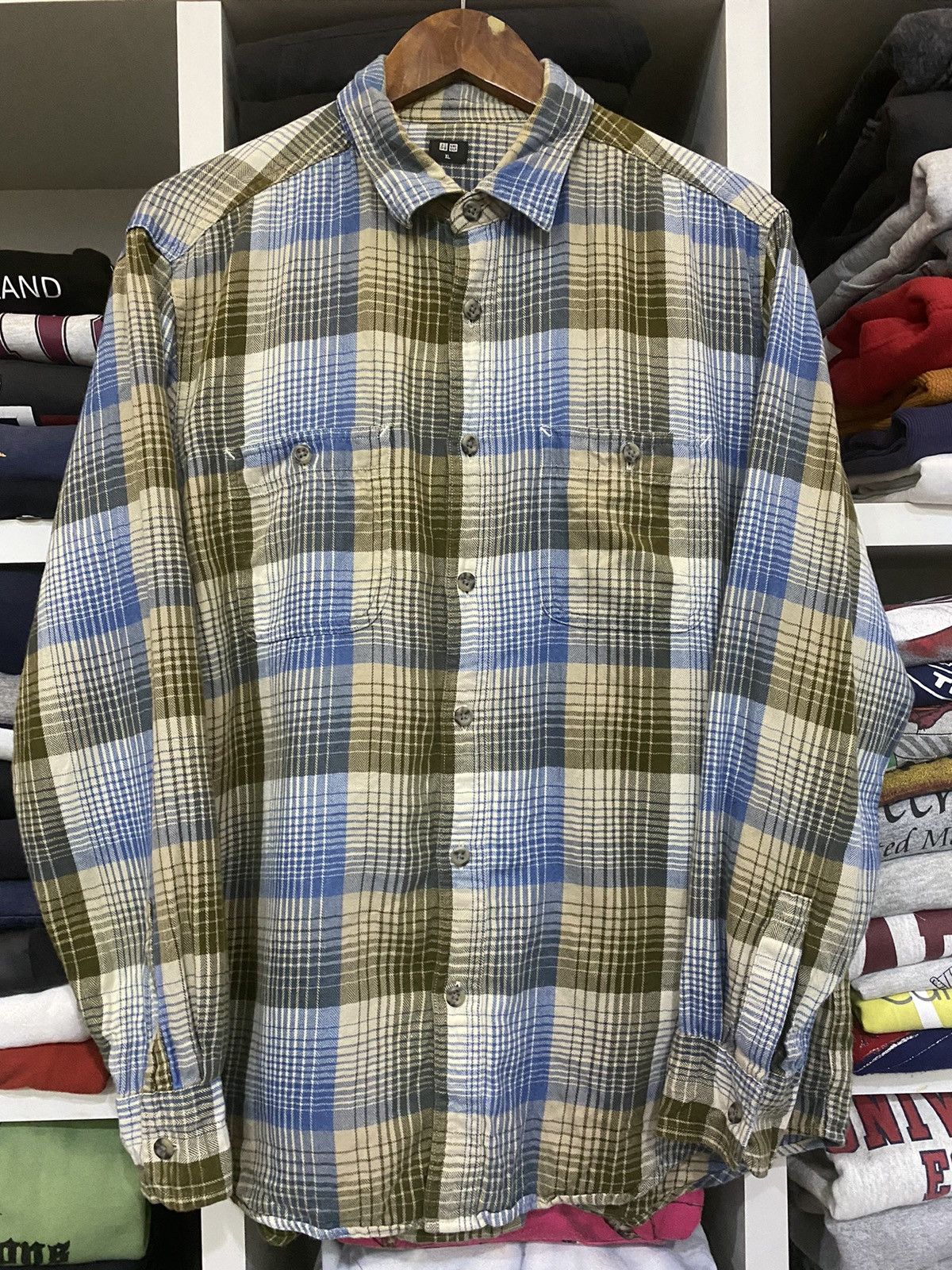 Flannel × Uniqlo Uniqlo Flannel Shirt Size US XL / EU 56 / 4 - 8 Thumbnail