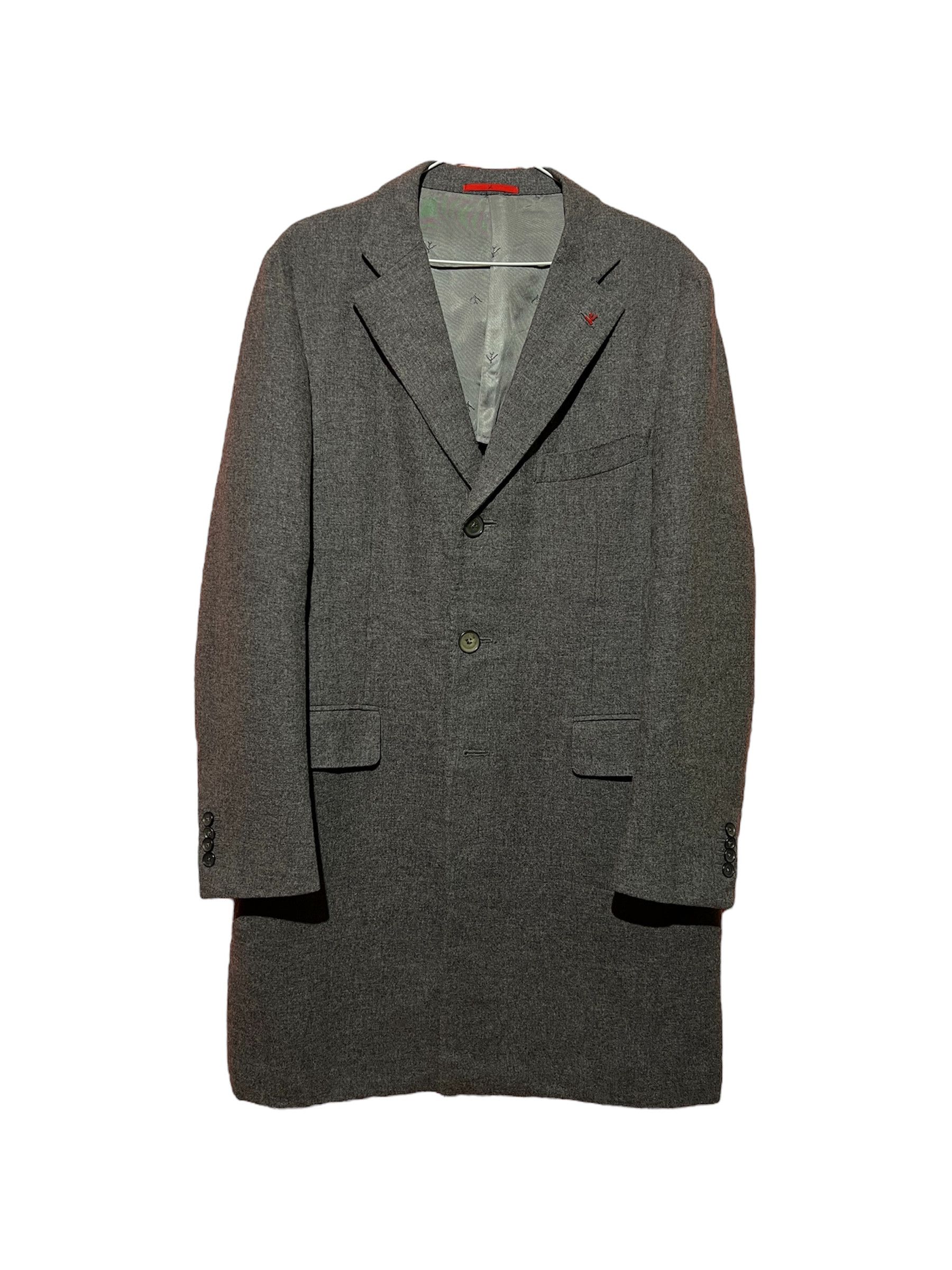 Isaia Isaia Napolii designer Italy Coat luxury wool limited Size US L / EU 52-54 / 3 - 1 Thumbnail