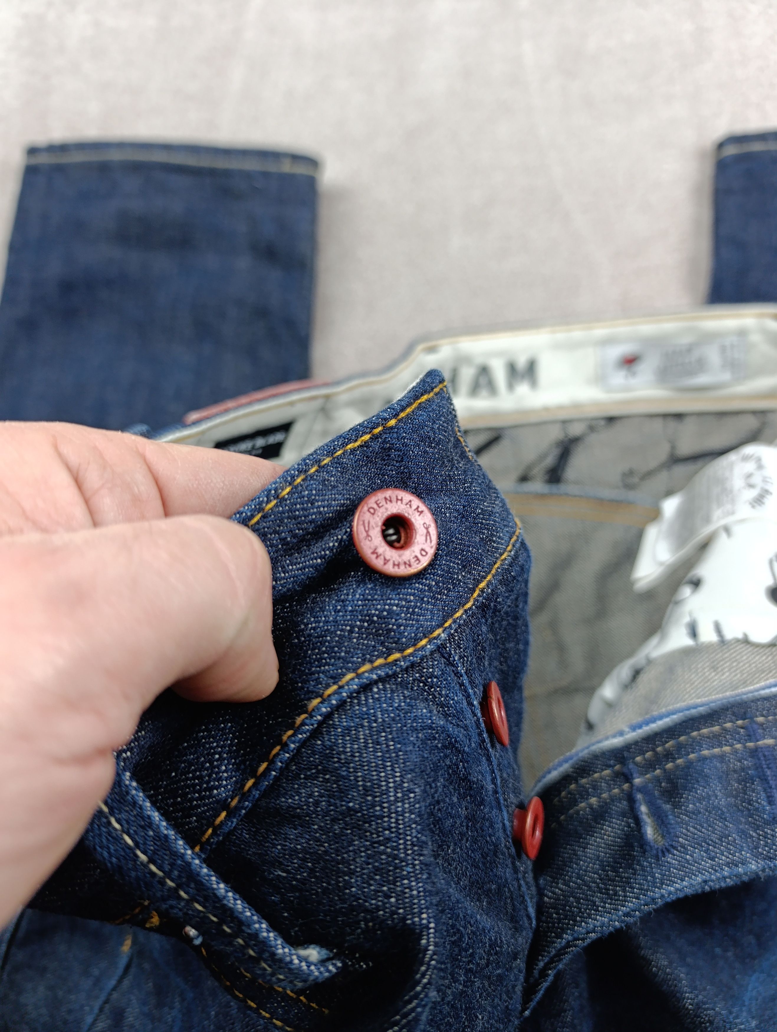 DENHAM Denham Sasuke Blade MIJ Japan Artisan Selvedge Denim Jeans Size US 29 - 17 Thumbnail