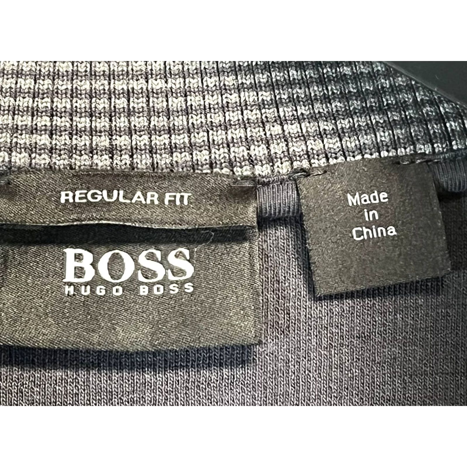Hugo Boss HUGO BOSS Sweater Men XL Long Sleeve 1/4 Zip Regular Fit Solid Knit Black Pullover Logo Size US XL / EU 56 / 4 - 6 Thumbnail