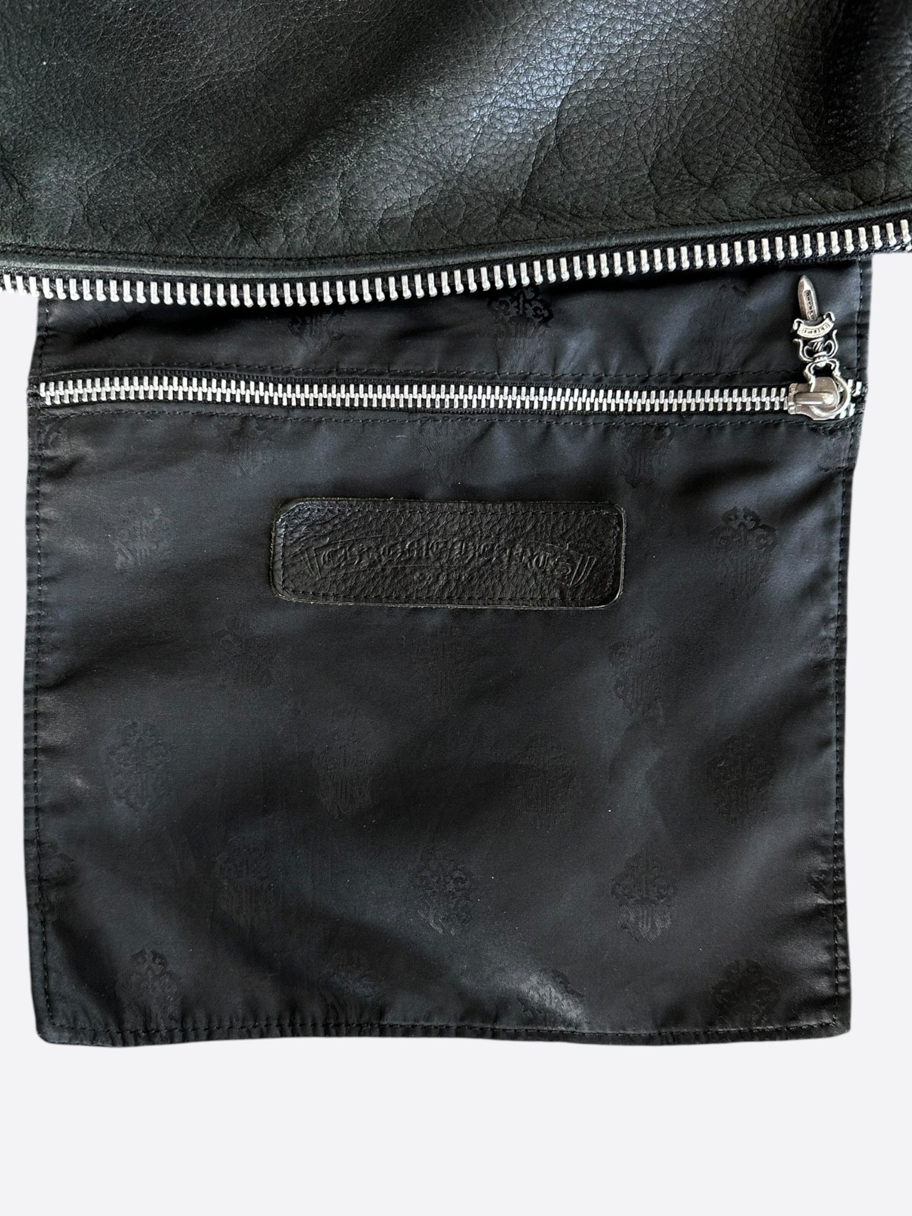Chrome Hearts Chrome Hearts Black Lelo Cross Patch Messenger Bag Size ONE SIZE - 4 Thumbnail