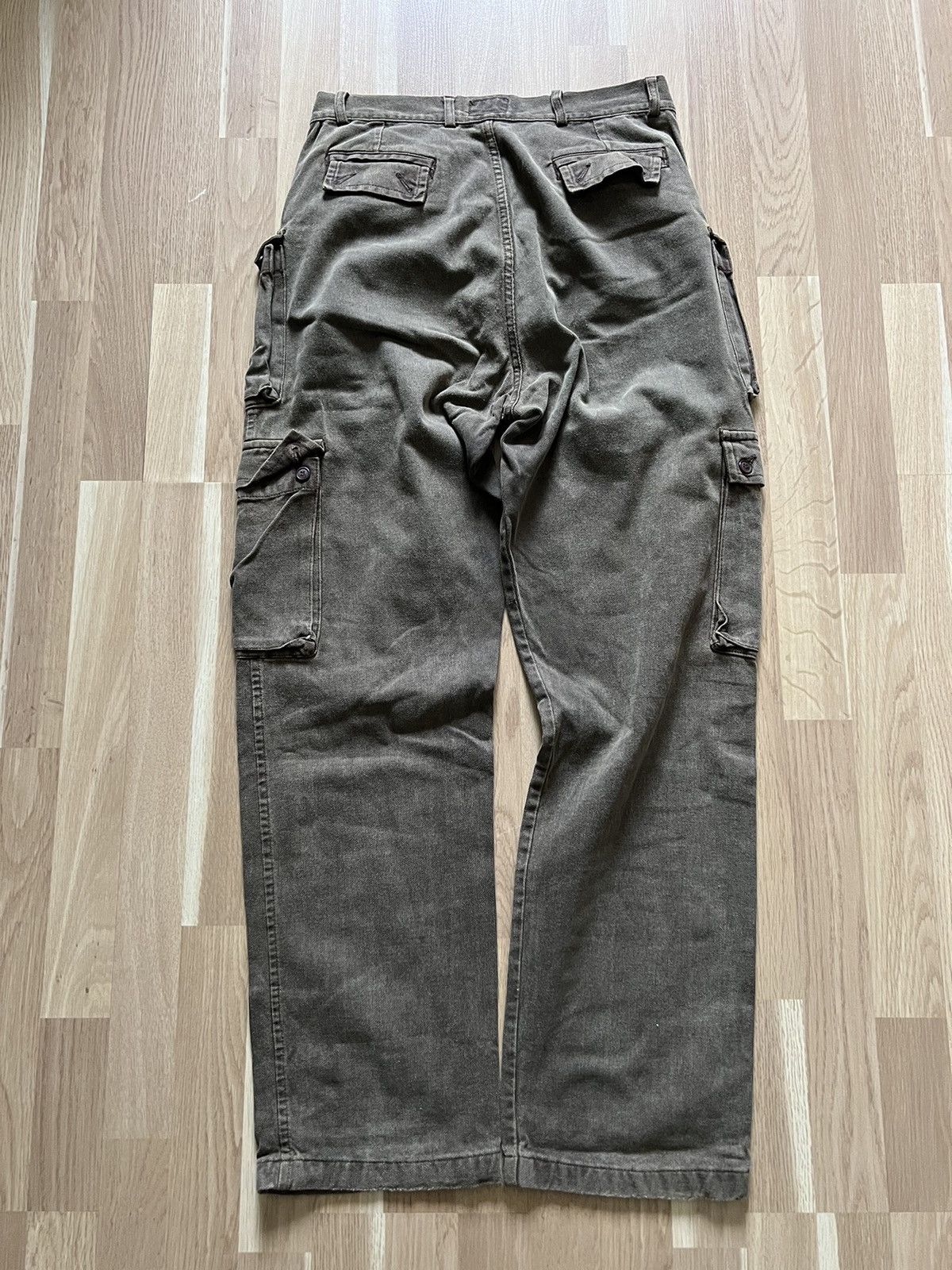 If Six Was Nine × Le Grande Bleu (L.G.B.) Vintage junya watatanab style cargo military pants brown 90s Size US 34 / EU 50 - 8 Thumbnail