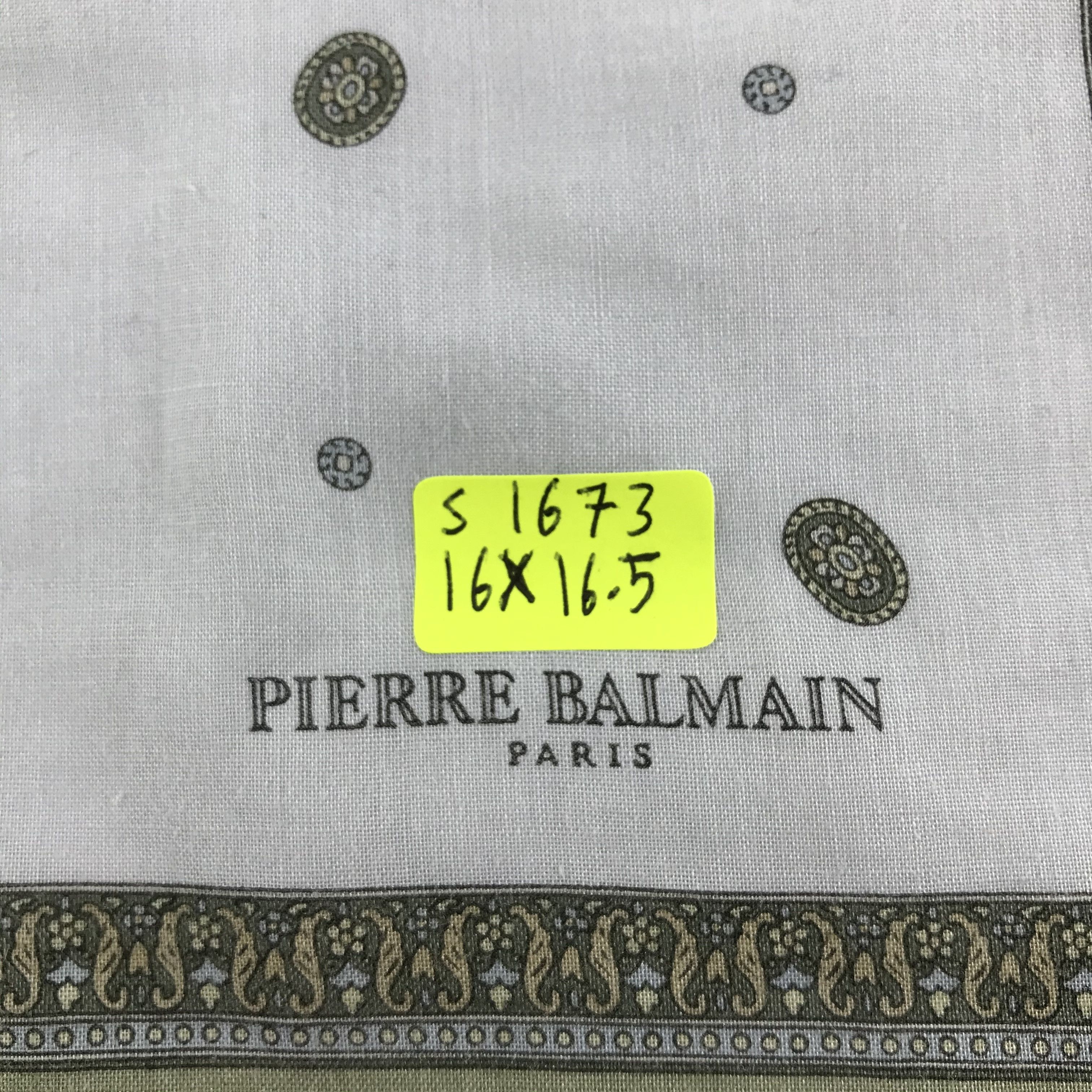 Pierre Balmain × Vintage Pierre Balmain Bandana / Handkerchief / Neckerchief - S1673 Size ONE SIZE - 5 Thumbnail
