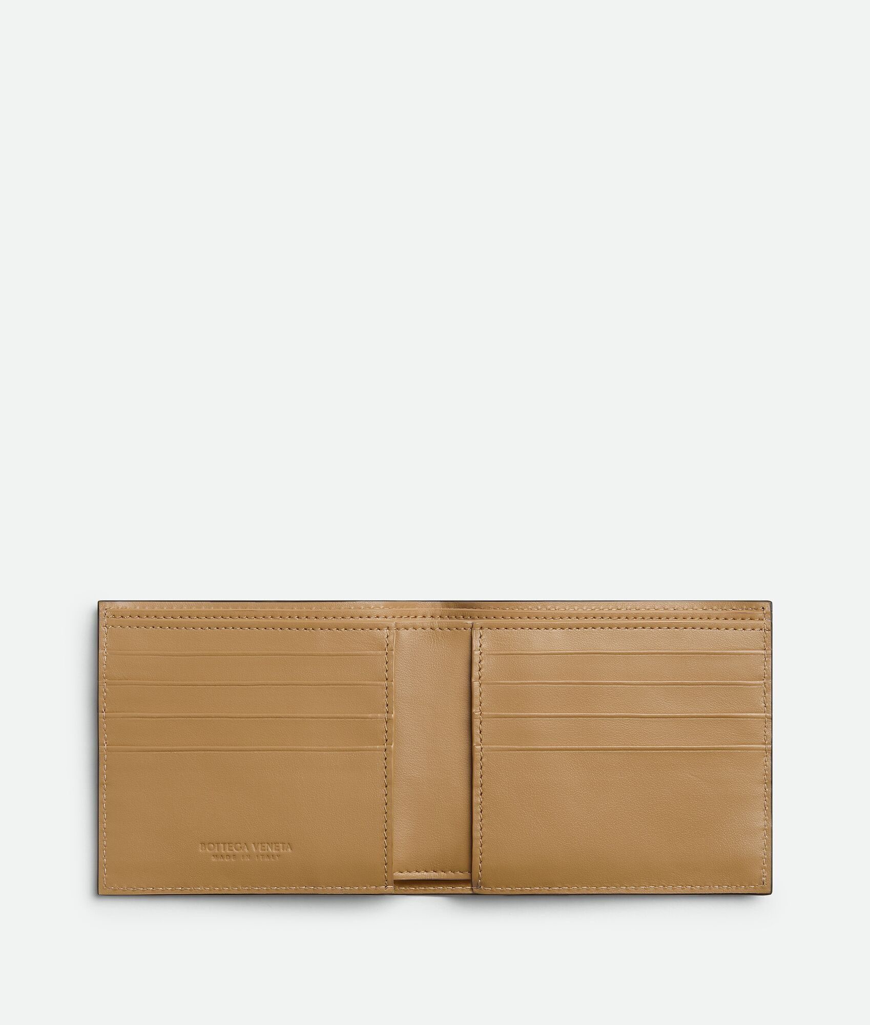 Bottega Veneta o1lf3ng10525 Size: OS / Intrecciato Bi-Fold Wallet in Kaki Size ONE SIZE - 2 Thumbnail