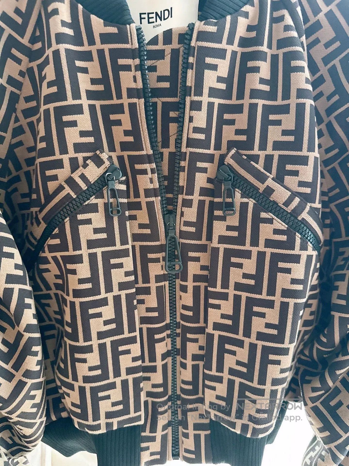 Fendi Fendi FF Logo Pile Sleeve Jacket. Size US S / EU 44-46 / 1 - 5 Thumbnail