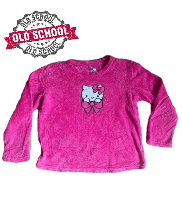 Japanese Brand Hello Kitty Fleece Long Sleeve T-Shirts Plush Pink Size US S / EU 44-46 / 1 - 1 Thumbnail