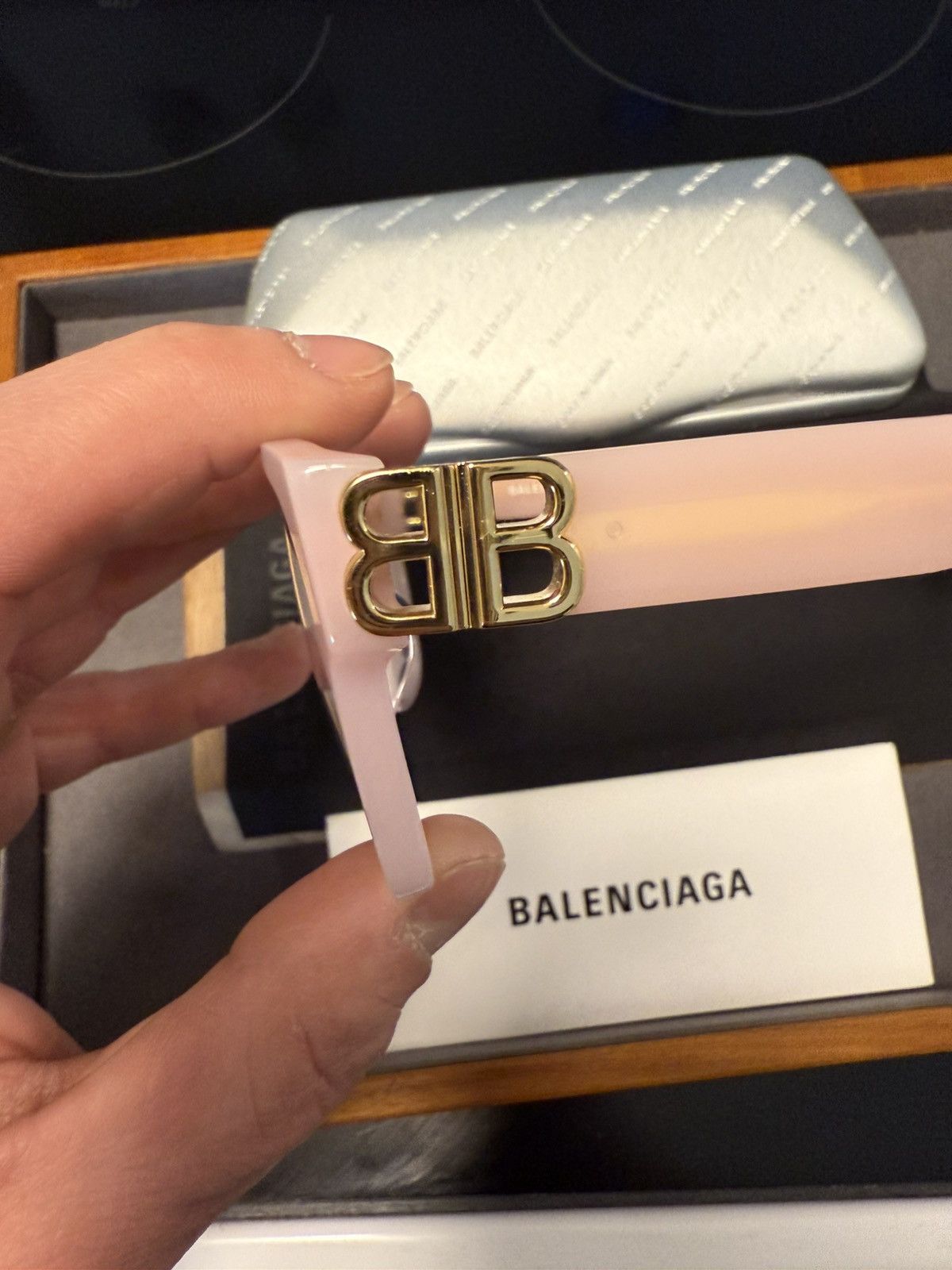 Balenciaga Balenciaga Everyday Square Unisex Glasses Size ONE SIZE - 3 Thumbnail