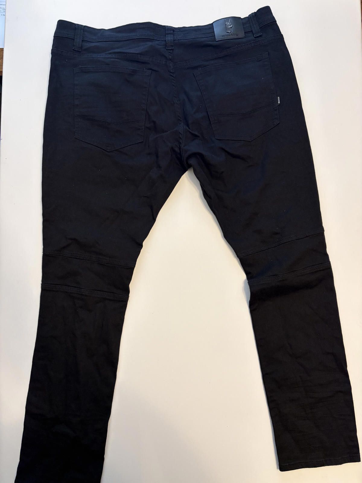 Other Makobi Men's Super Sauce Biker Jeans (Size 44x34) Size US 44 / EU 60 - 3 Thumbnail