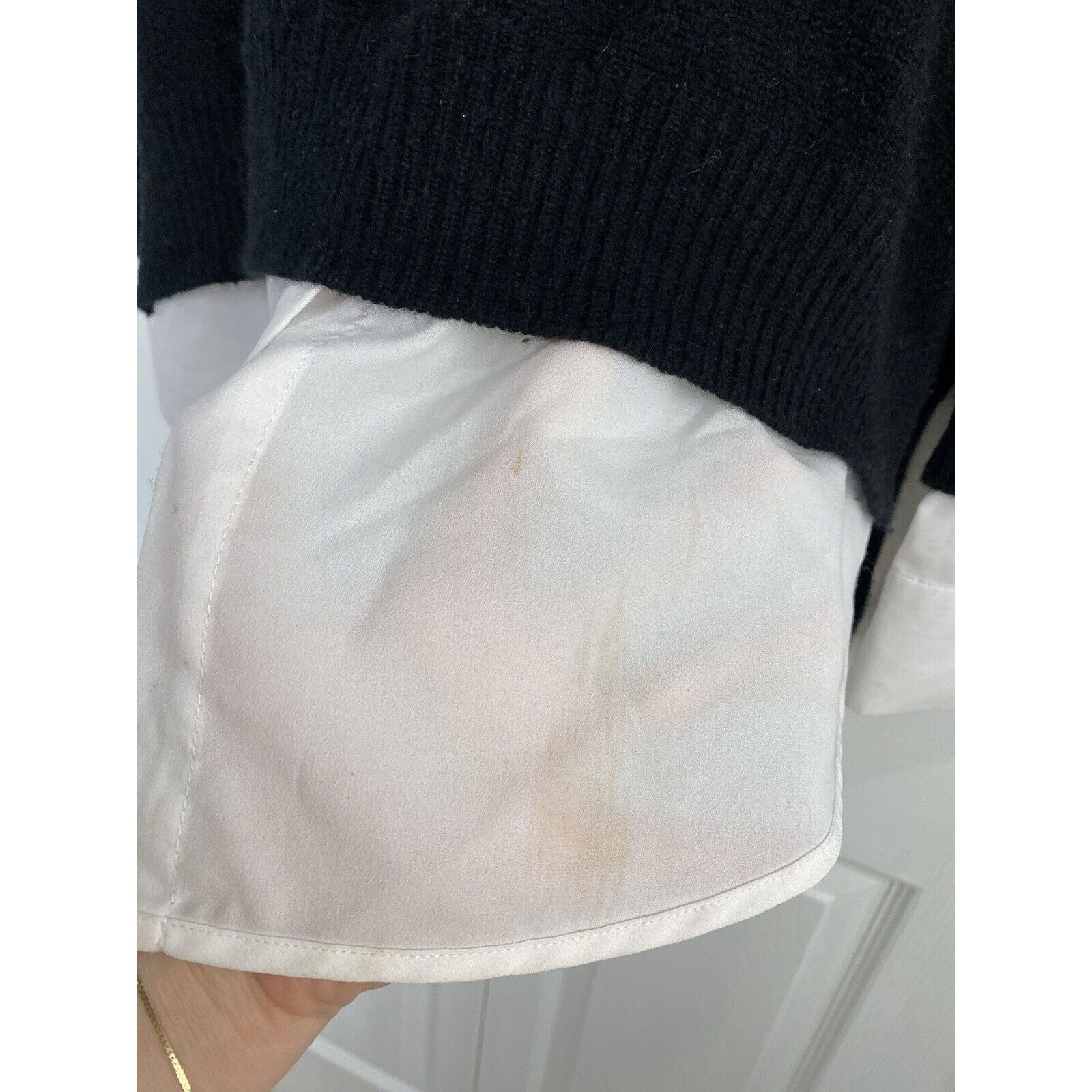 Brochu Walker Brochu Walker The Looker V Neck Wool Cashmere Sweater SZ S Size S / US 4 / IT 40 - 5 Thumbnail