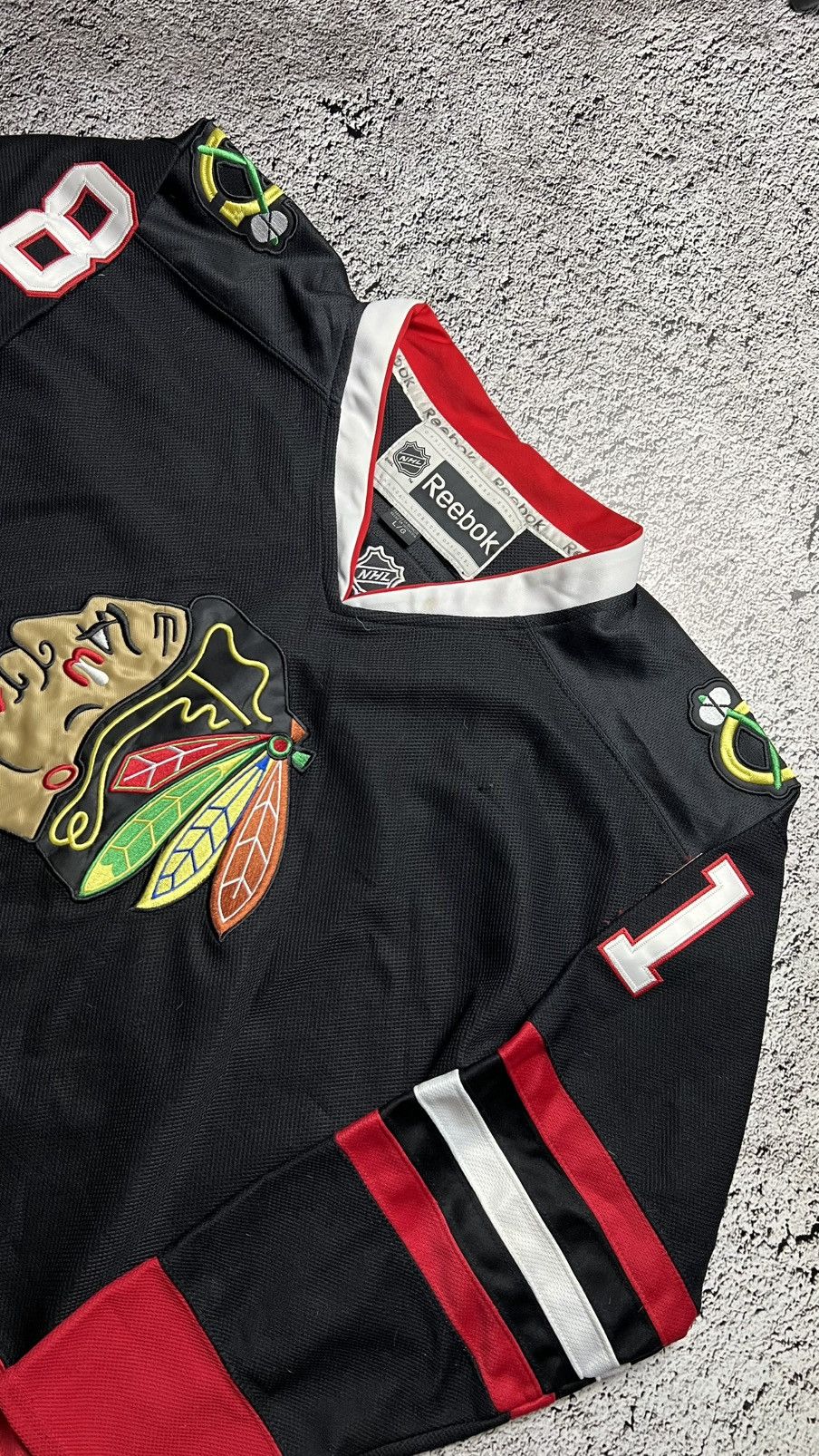 Reebok Chicago blackhawks NHL Marian Hossa reebok vintage jersey Size US L / EU 52-54 / 3 - 2 Thumbnail