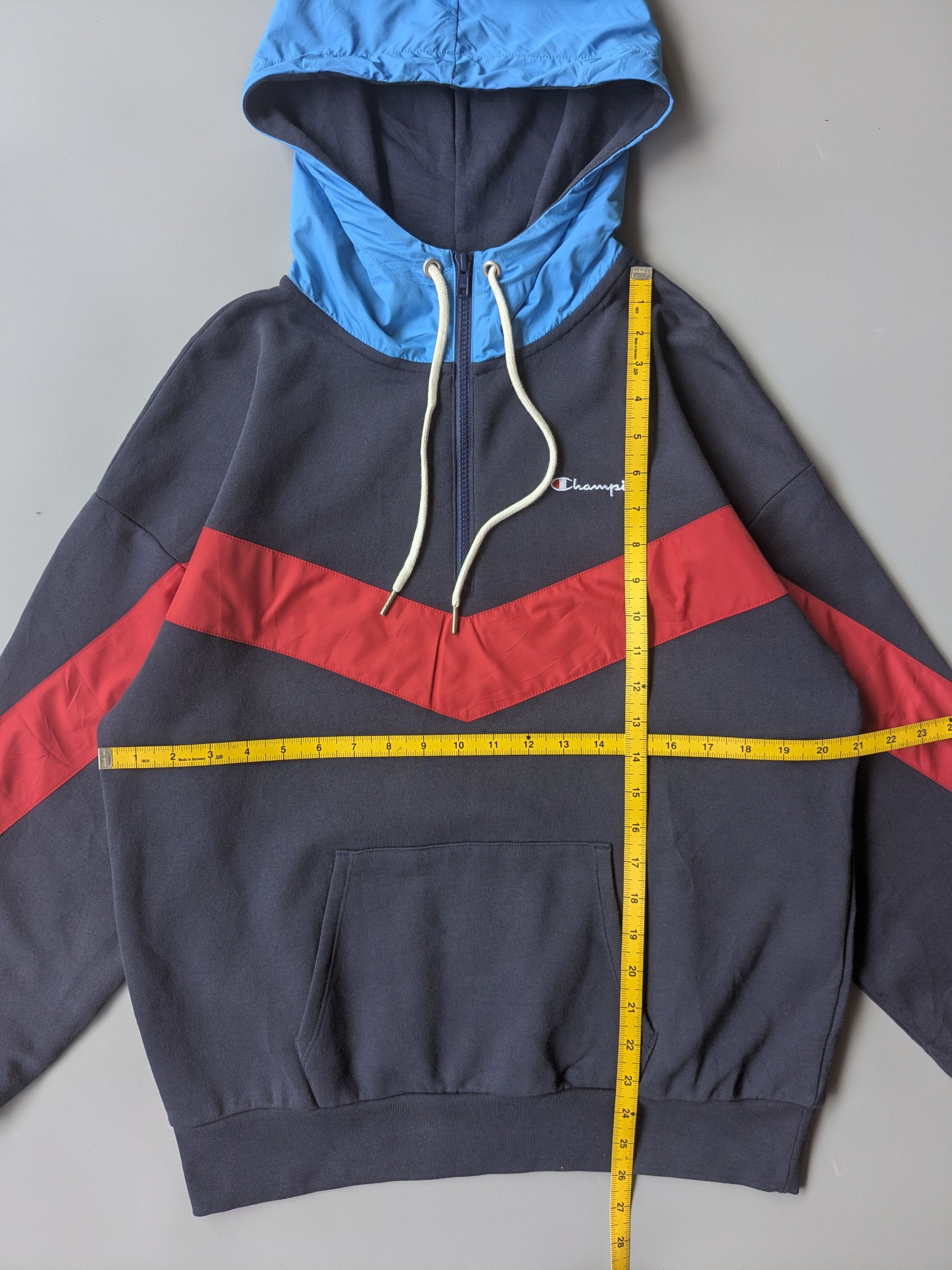Champion × Ne-Net Champion X Ne-net Issey Miyake pullover hoodie multicolor Size L / US 10 / IT 46 - 6 Thumbnail