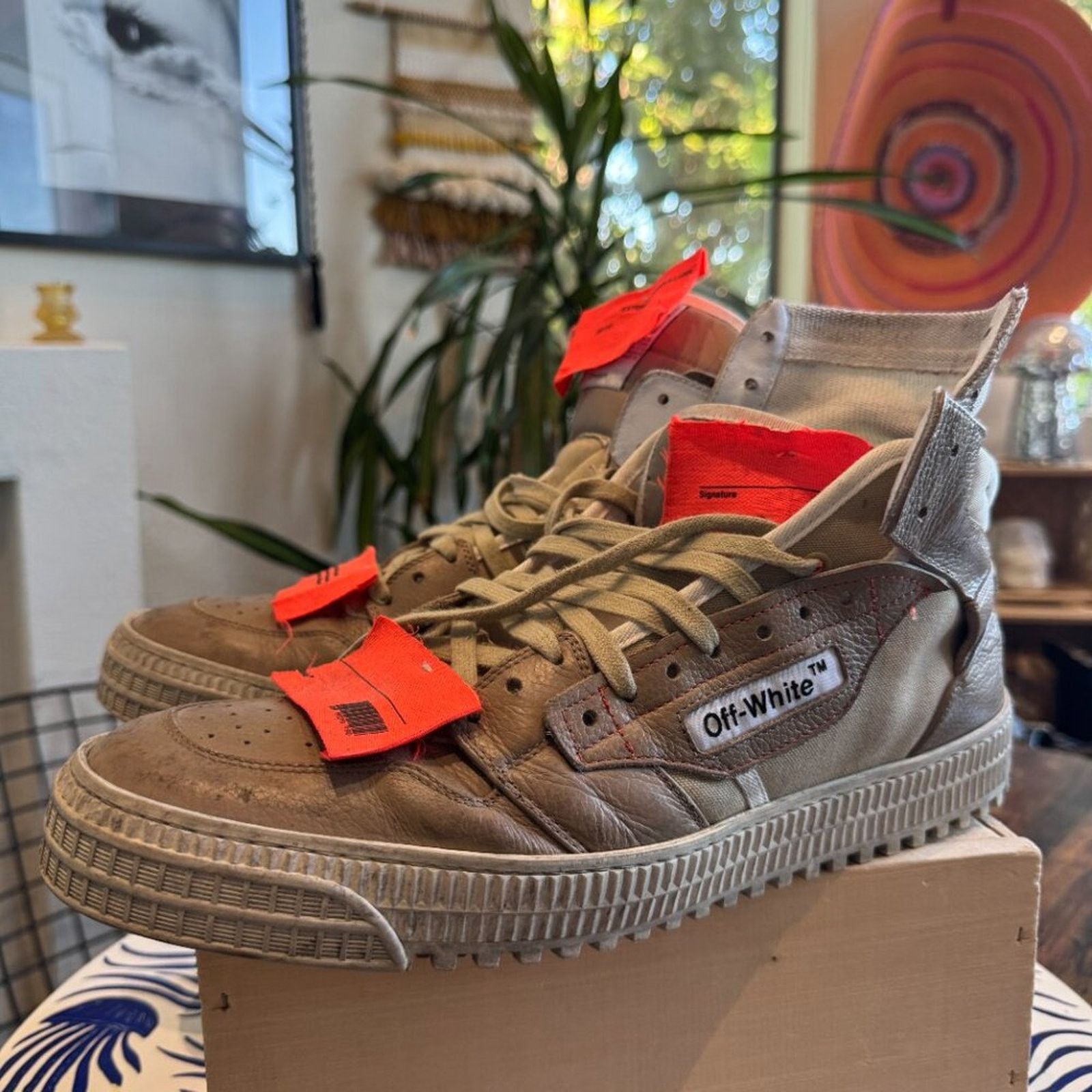 Off-White Off-White 3.0 Off-Court High-Top Sneakers, Men’s 11, W/Box Size US 11 / EU 44 - 3 Thumbnail