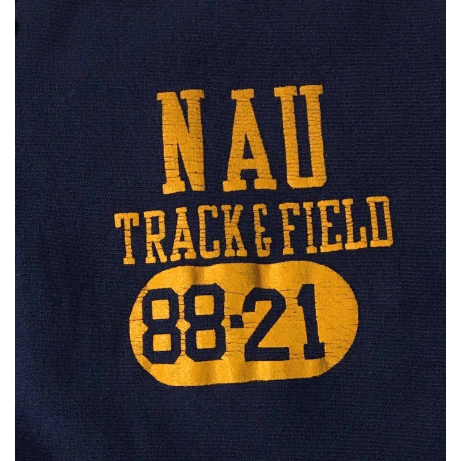 Champion VINTAGE Champion NAU Track Sweatpants L Navy Blue Reversible College USA 80s 90s Men Pants Bodied by Track & Field Theme Mens Size US 33 - 2 Thumbnail