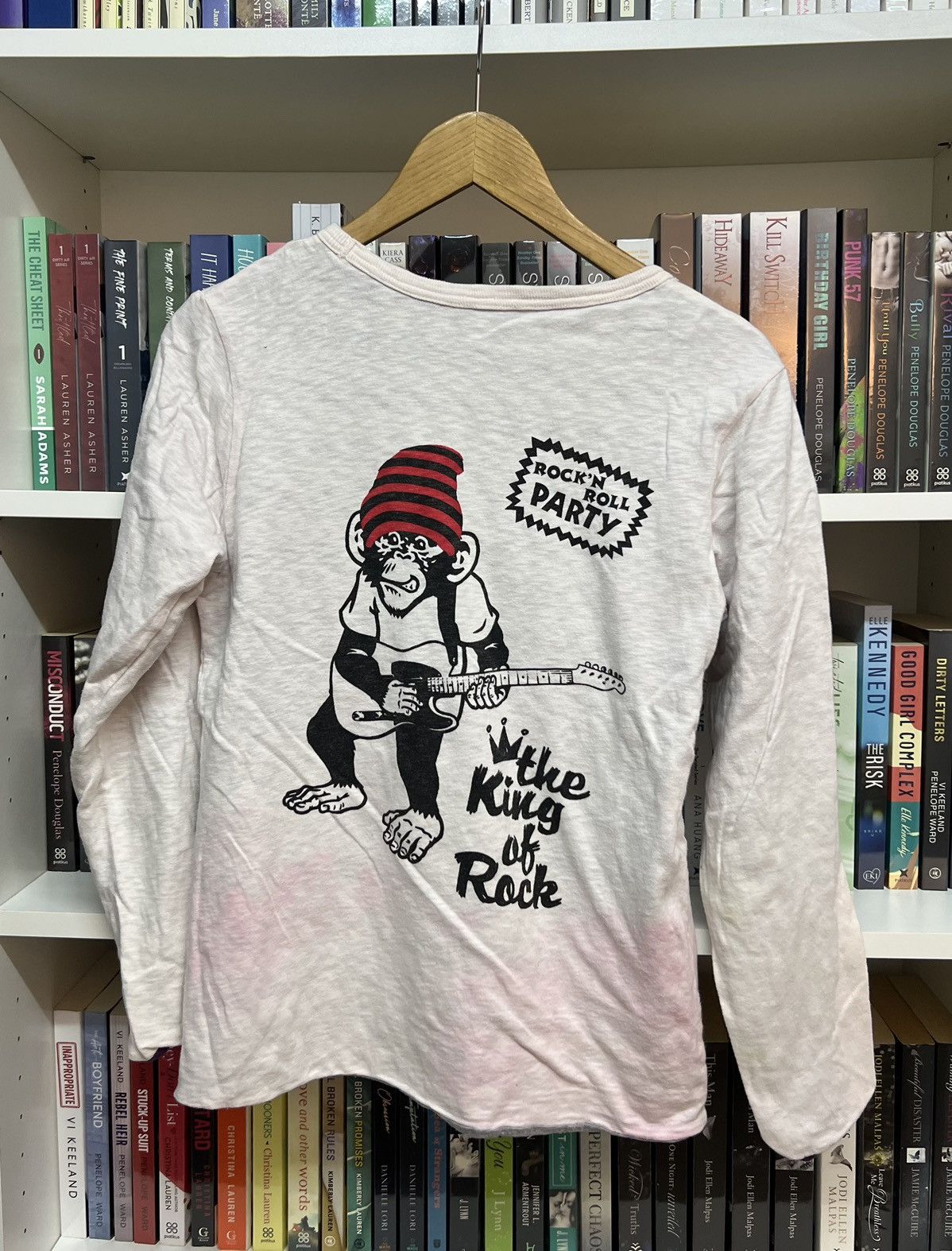 Band Tees × Japanese Brand Radic Color Rad Chimps Reversible Long Sleeve Shirt Size US S / EU 44-46 / 1 - 4 Thumbnail
