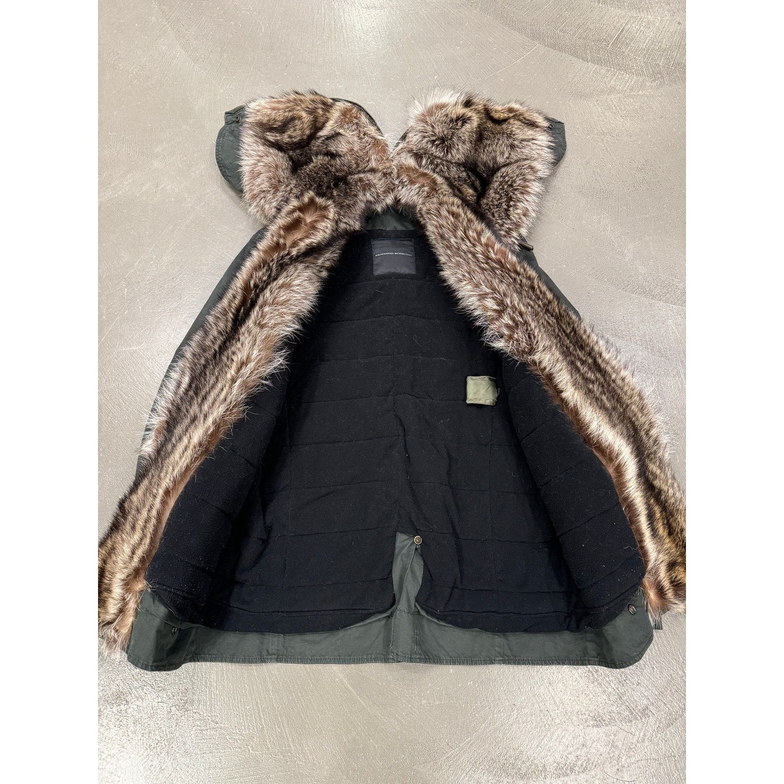 Ermanno Scervino 2010s Ermanno Scervino "Kanye" real marmot fur parka Size US L / EU 52-54 / 3 - 11 Thumbnail