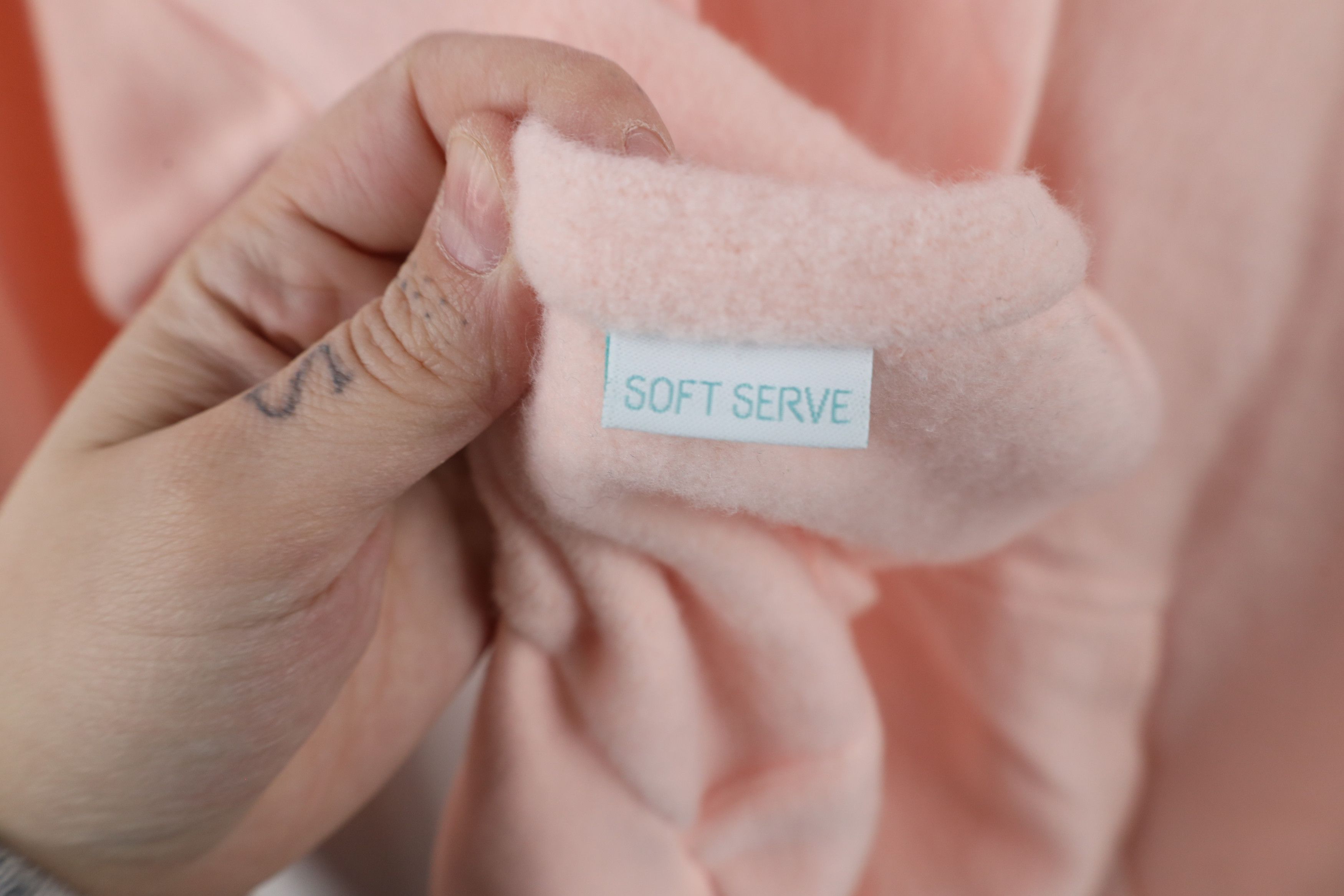 Vintage Soft Serve Soft Cloud Cotton Hoodie Sweatshirt Pink USA Size M / US 6-8 / IT 42-44 - 6 Thumbnail