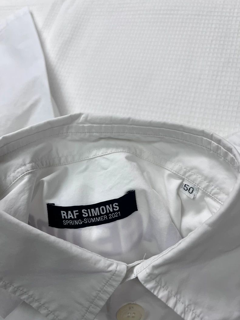Raf Simons Raf simons White embroidered short-sleeved shirt Size US M / EU 48-50 / 2 - 6 Thumbnail
