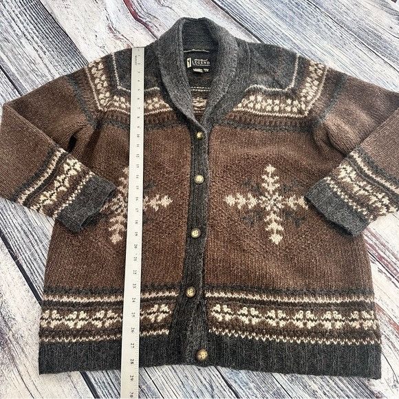 Eddie Bauer Vintage Eddie Bauer “Legend” Wool Brown Patterned Women's Ca Size L / US 10 / IT 46 - 8 Thumbnail