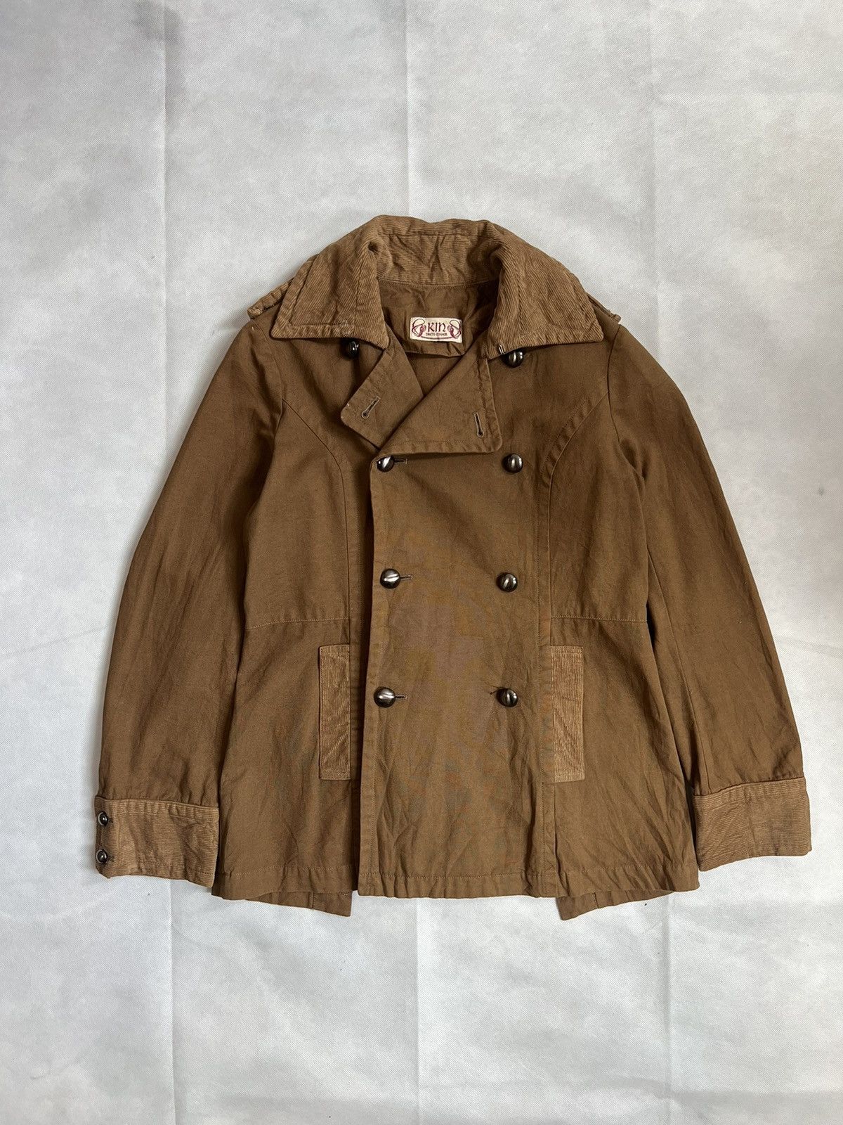 Japanese Brand Kin Dress Maker Double Collar Japanese Brand Women's Coat Size M / US 6-8 / IT 42-44 - 1 Thumbnail