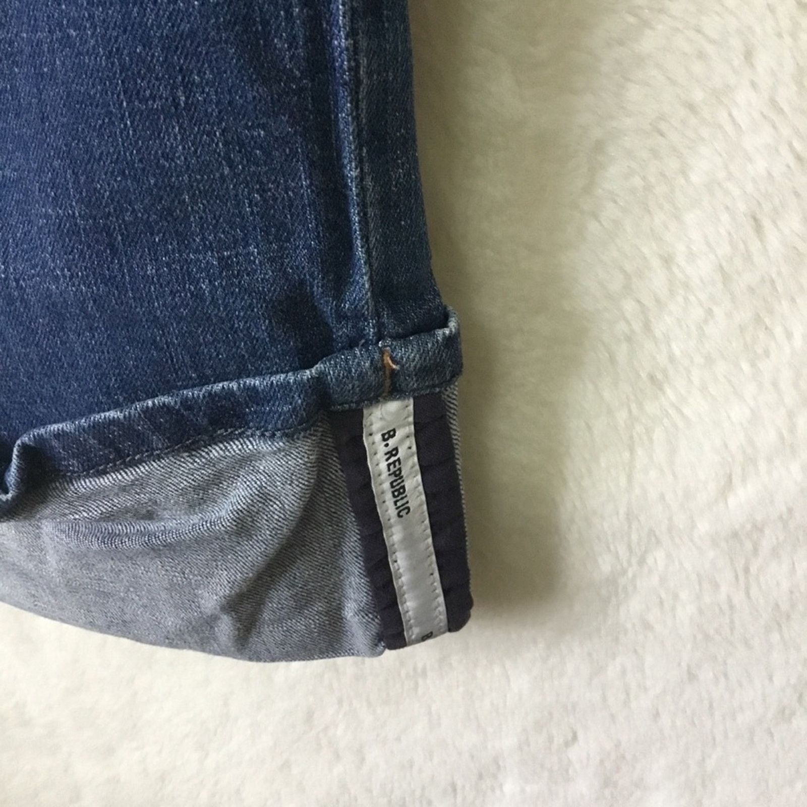 Banana Republic Banana Republic Blue Cuffed Jeans Size 27" / US 4 / IT 40 - 7 Thumbnail
