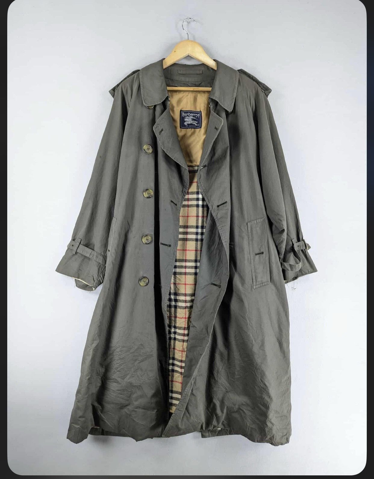 Burberry Prorsum 🔥VTG BURBERRY TRENCH COATS DOUBLE BREAST Size US L / EU 52-54 / 3 - 1 Thumbnail