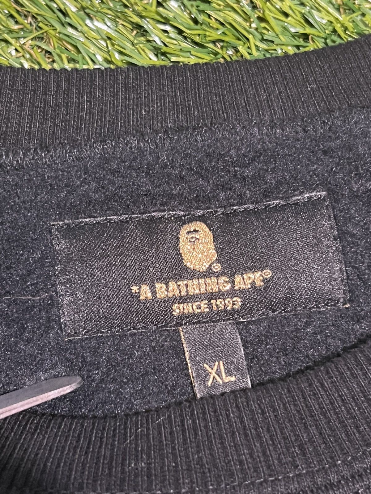 Bape SWAROVSKI BIG APE HEAD CREWNECK Size US XL / EU 56 / 4 - 9 Thumbnail