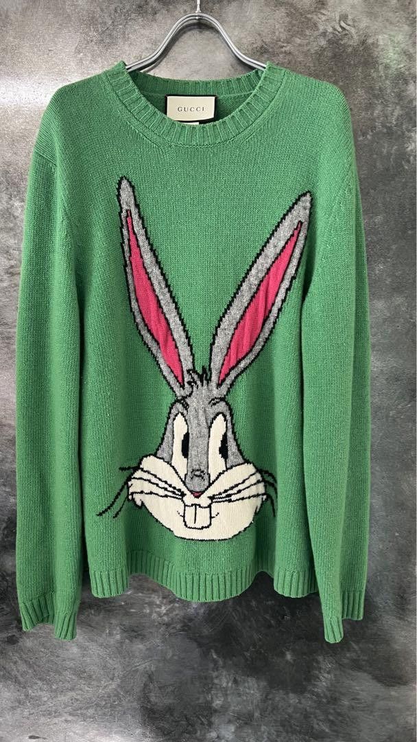 Gucci Bugs Bunny Green Knit Grailed