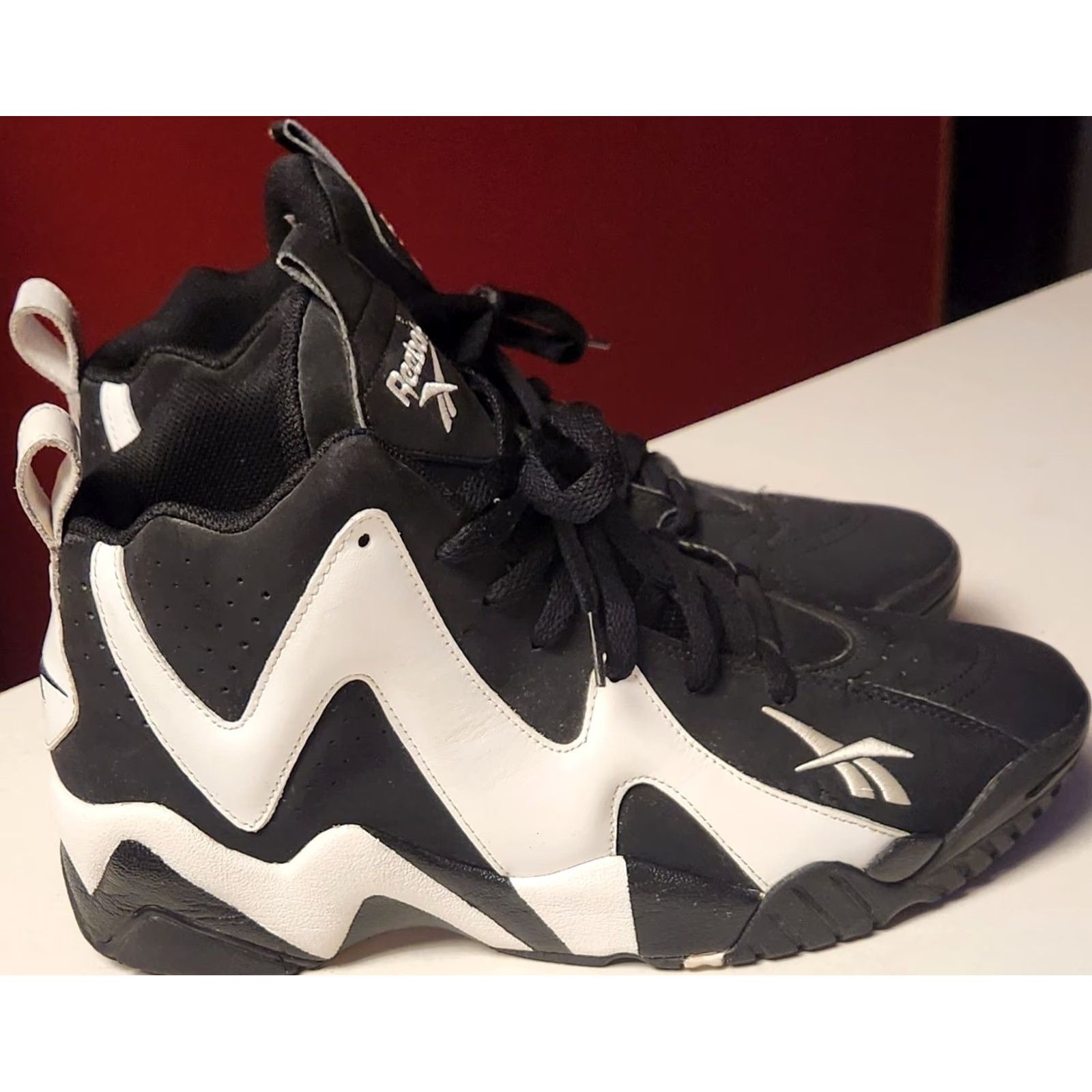 Reebok REEBOK Kamikaze 2 Retro 2013 Shoes Men 11 Black White Sneakers Mid Top V44405 Size US L / EU 52-54 / 3 - 5 Thumbnail