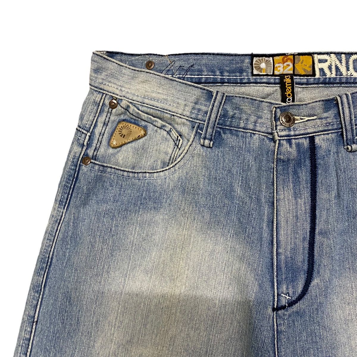 Vintage Vintage AKADEMIKS Denim Baggy Jeans Size US 30 / EU 46 - 4 Thumbnail