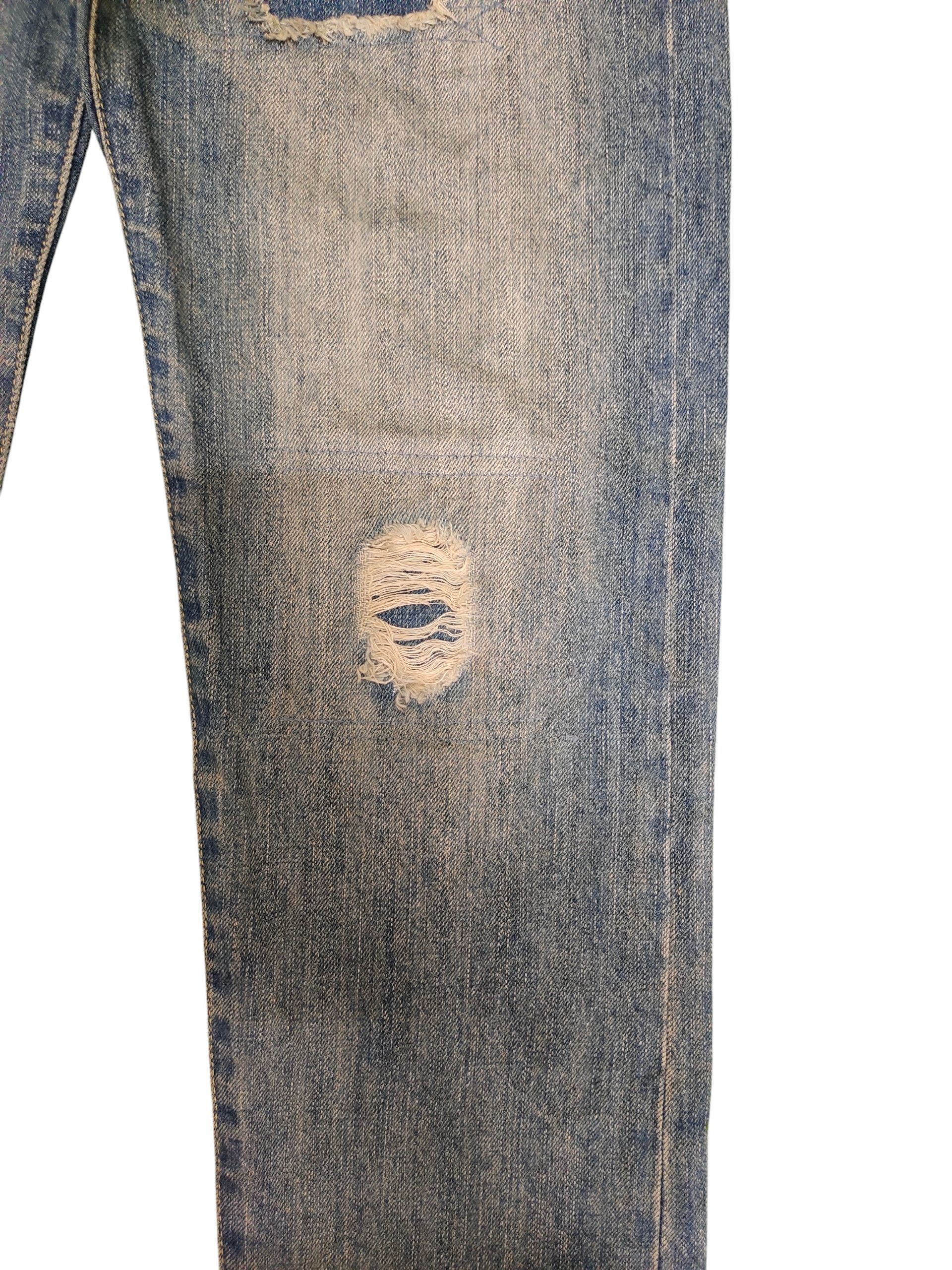 Comme des Garcons × Undercover Vintage Urban Research Doors Japan Patchwork Distress Jeans Size US 28 / EU 44 - 3 Thumbnail