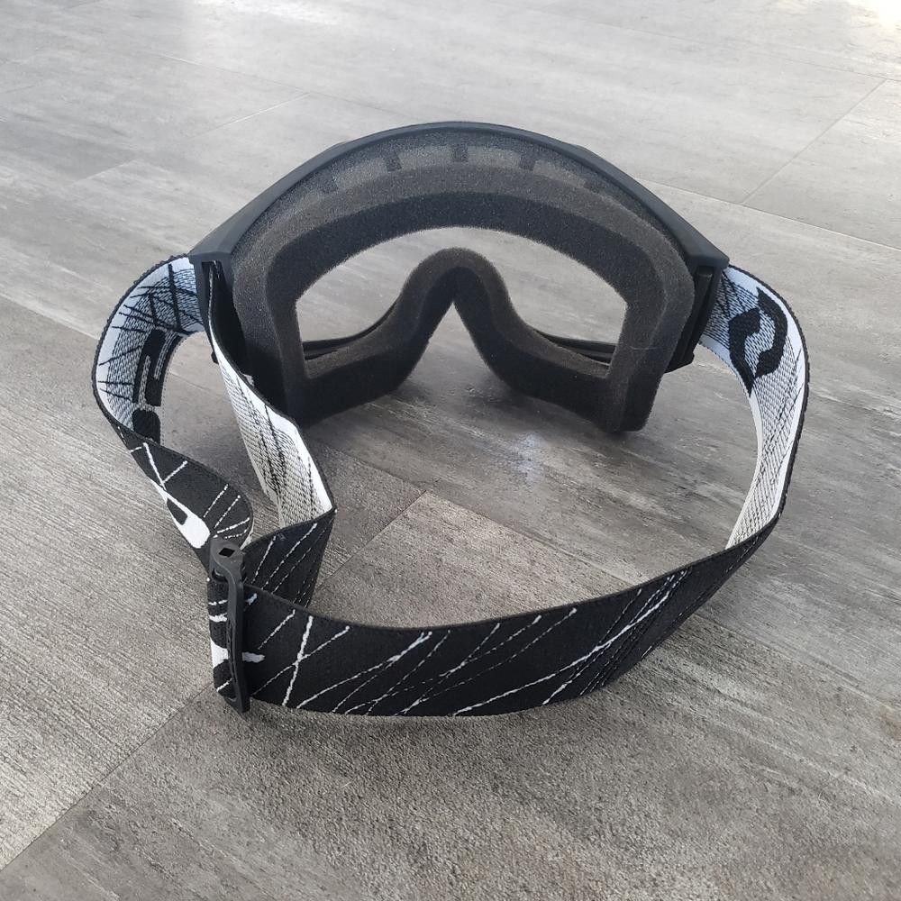 Designer Black Clear Lens Scott Dirt Bike Goggle Size ONE SIZE - 3 Thumbnail