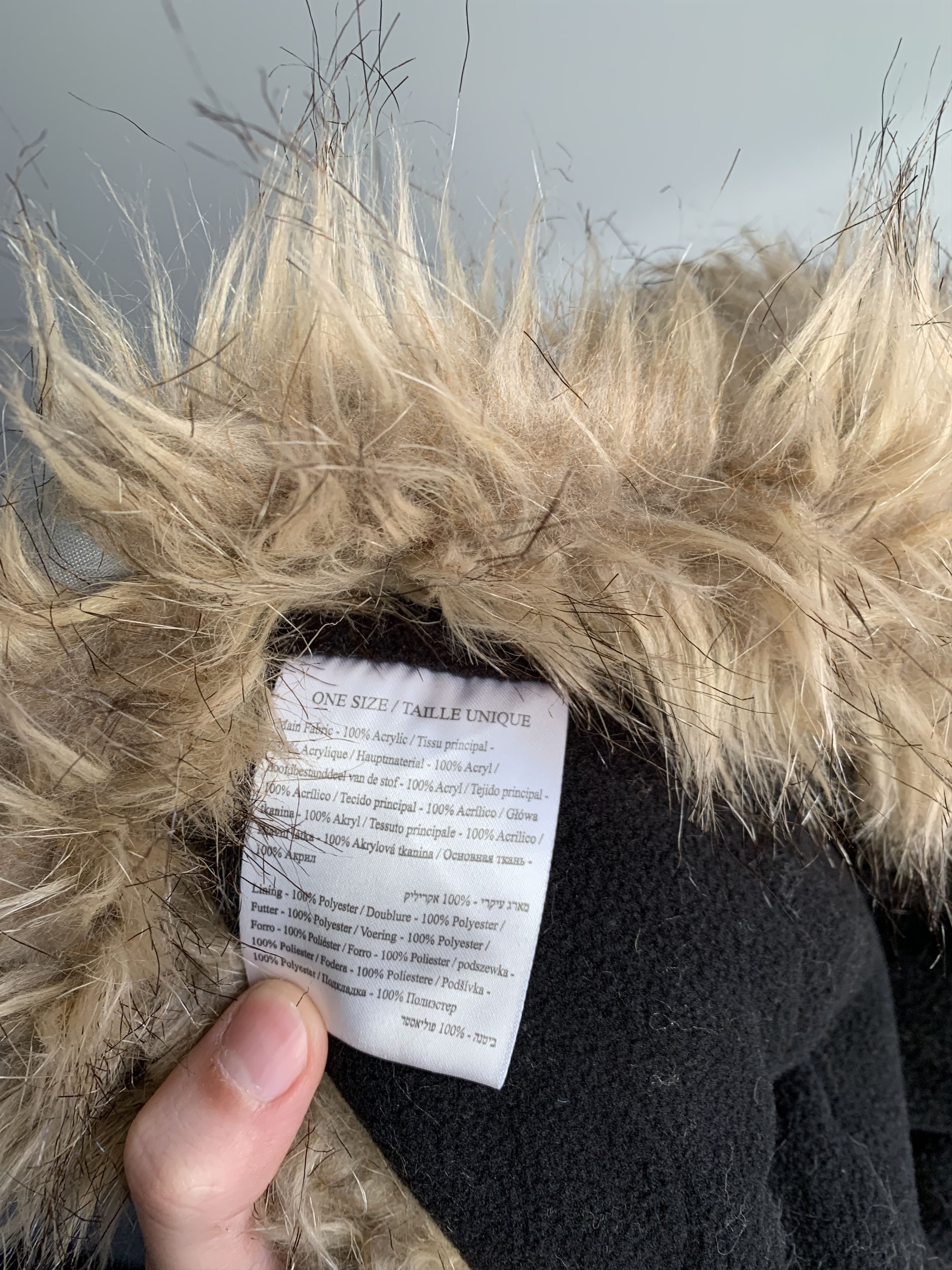 Japanese Brand Vintage Y2K USHANKA Mohair Fuzzy 90’s Winter Hat Asap Size ONE SIZE - 7 Thumbnail