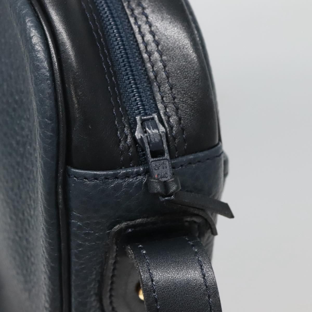 Dior DIOR Shoulder Bag Leather Navy Gold Size ONE SIZE - 10 Thumbnail