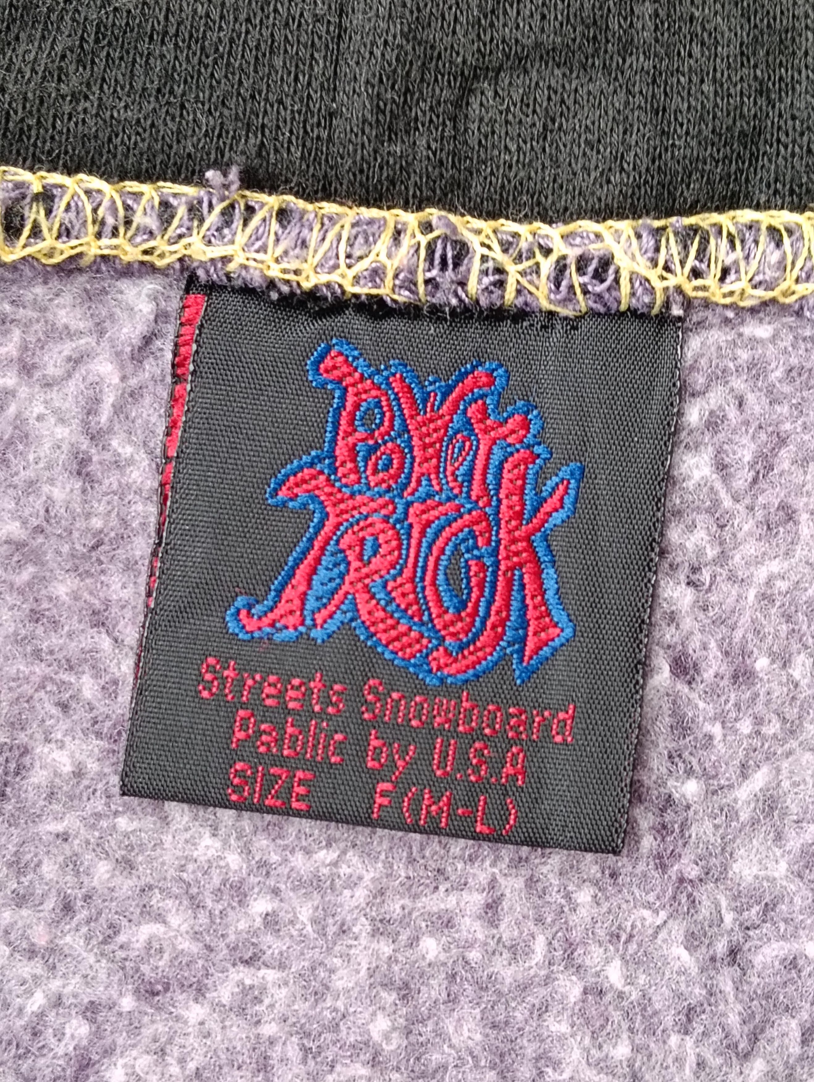Japanese Brand Rare Vintage power trick Snowboard Hoodie anorak (M–L) Size US M / EU 48-50 / 2 - 7 Thumbnail
