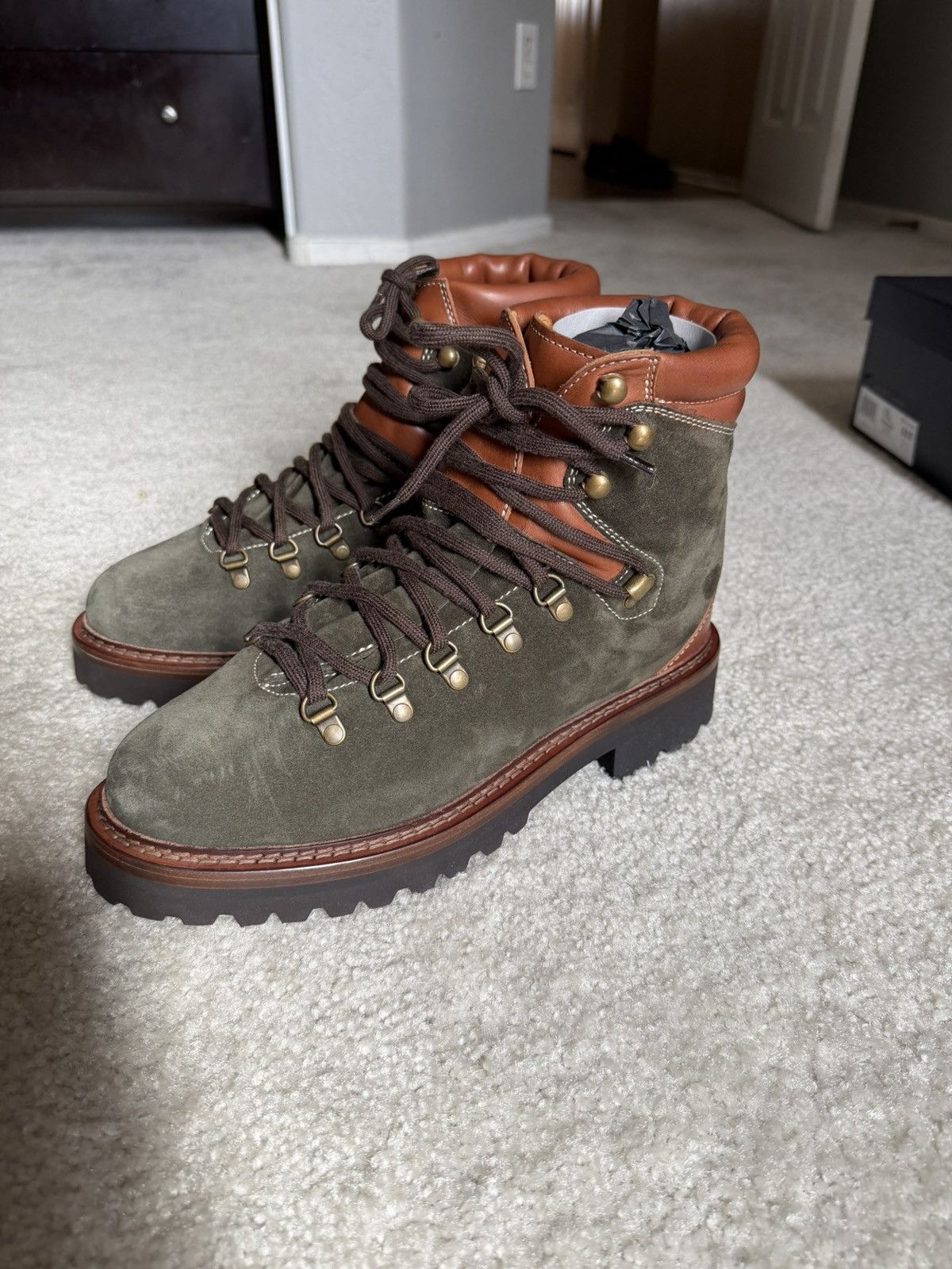 Ralph Lauren Purple Label Ralph lauren purple label Cortina Suede Hiking-Style Boots Size US 8.5 / EU 41-42 - 1 Thumbnail