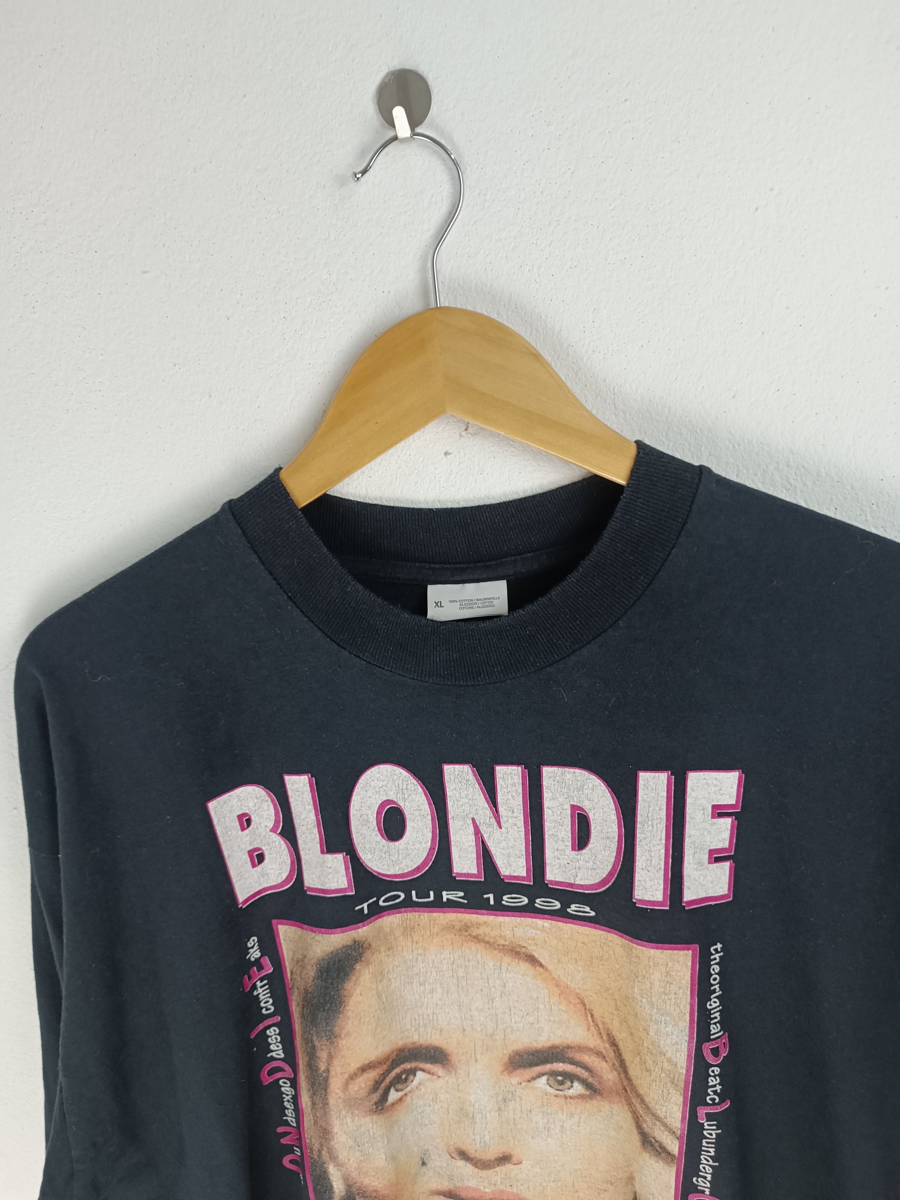 Band Tees RARE🔥VINTAGE 90'S BLONDIE TOUR TEE debbie abba patti bjork Size US XL / EU 56 / 4 - 5 Thumbnail
