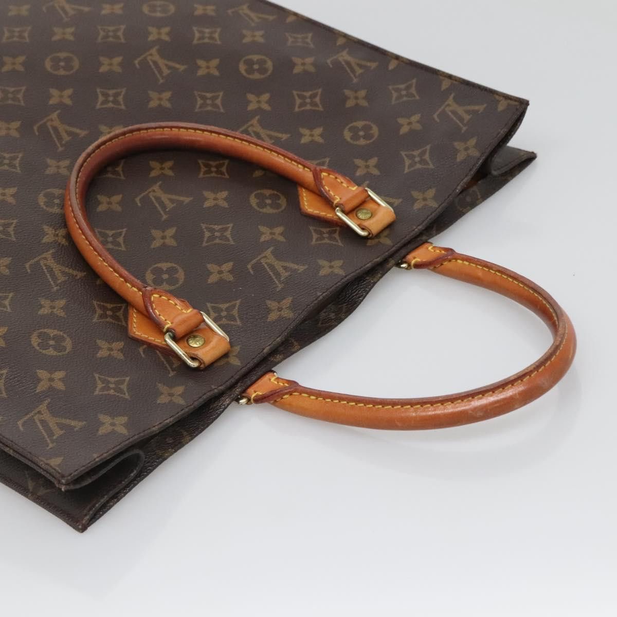 Louis Vuitton LOUIS VUITTON Monogram Sac Plat Hand Bag M51140 Size ONE SIZE - 6 Thumbnail