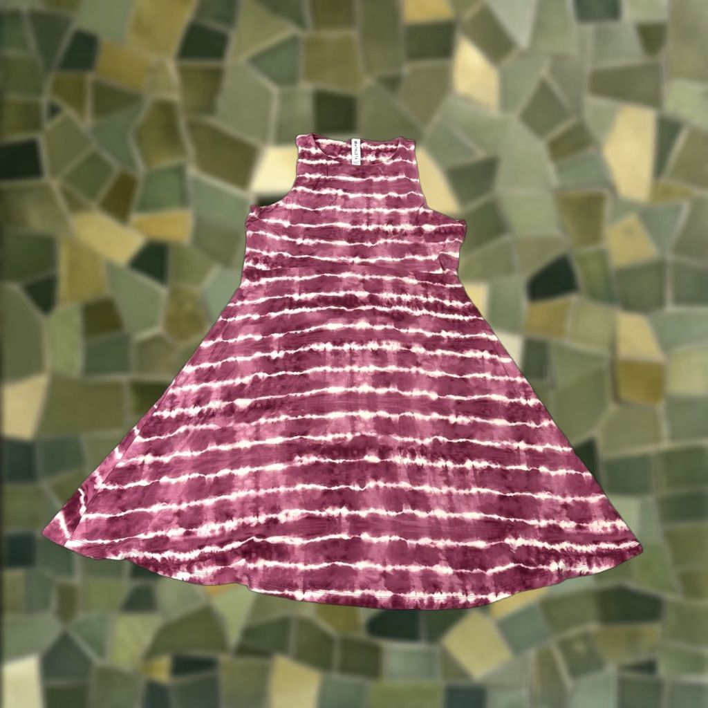 Athleta Athleta Dress Womens Medium Purple Tie Dye Sleeveless Modal Swing Tank Casual Size M / US 6-8 / IT 42-44 - 1 Thumbnail
